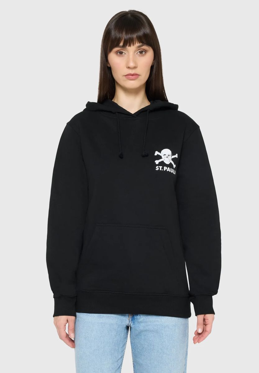 Kapuzenpullover mit ikonischem Totenkopf-Print