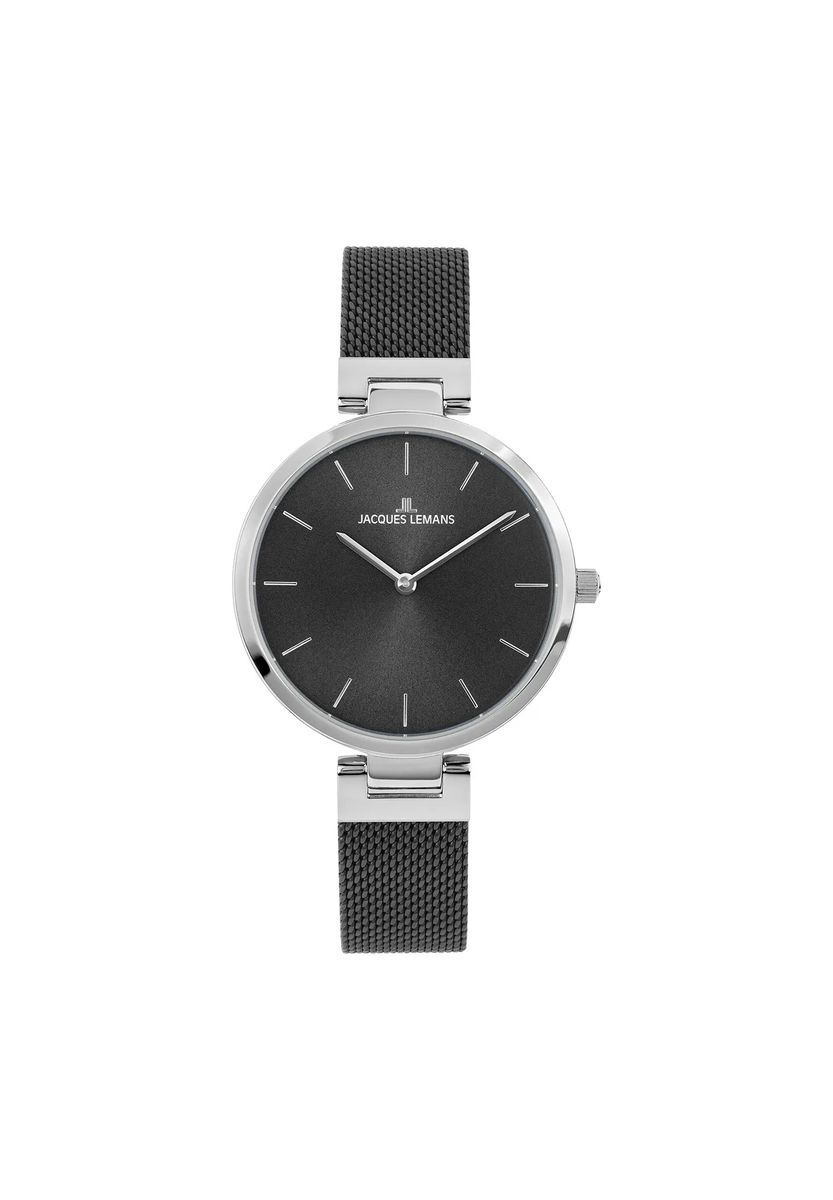 Minimalistische Analoguhr mit Mesh-Armband