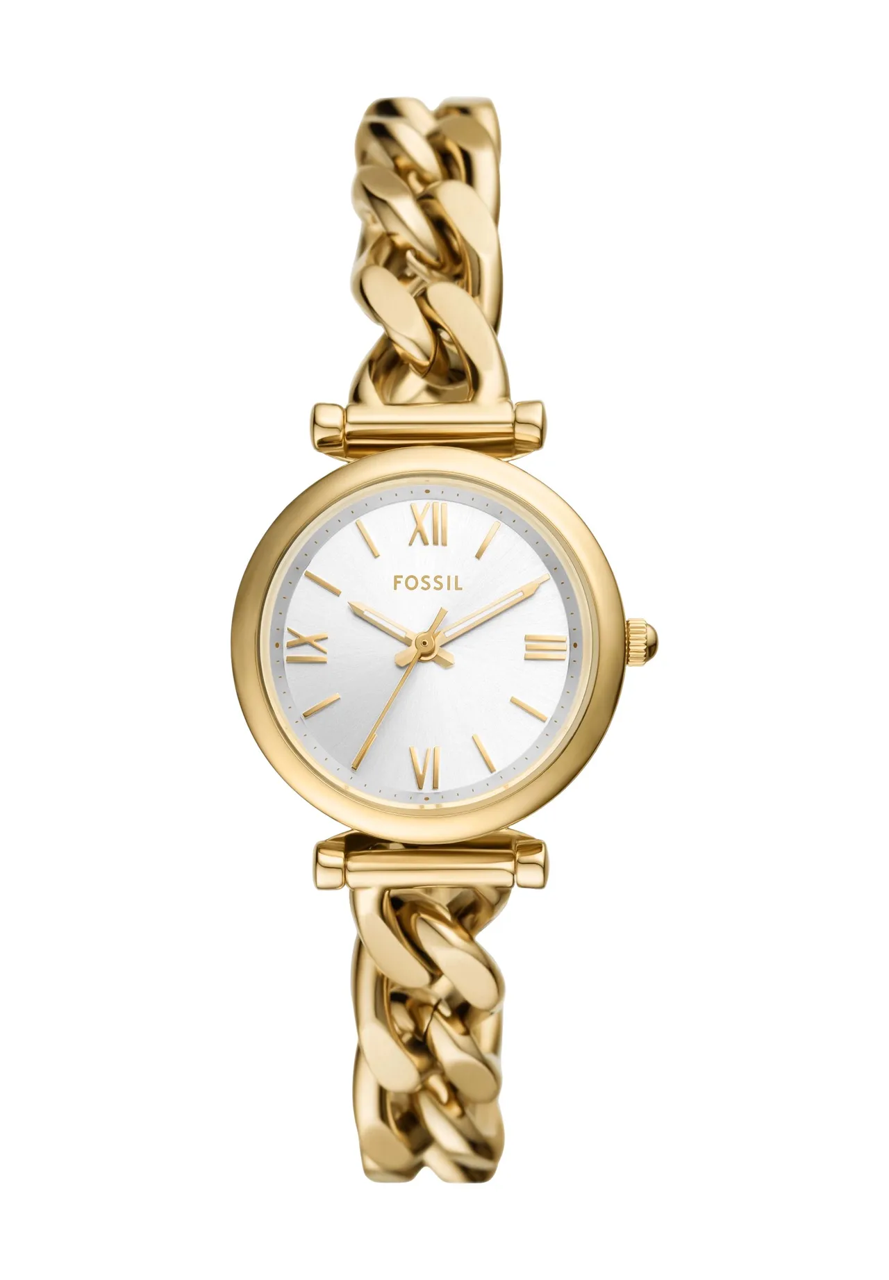 Elegante Gliederketten-Armbanduhr