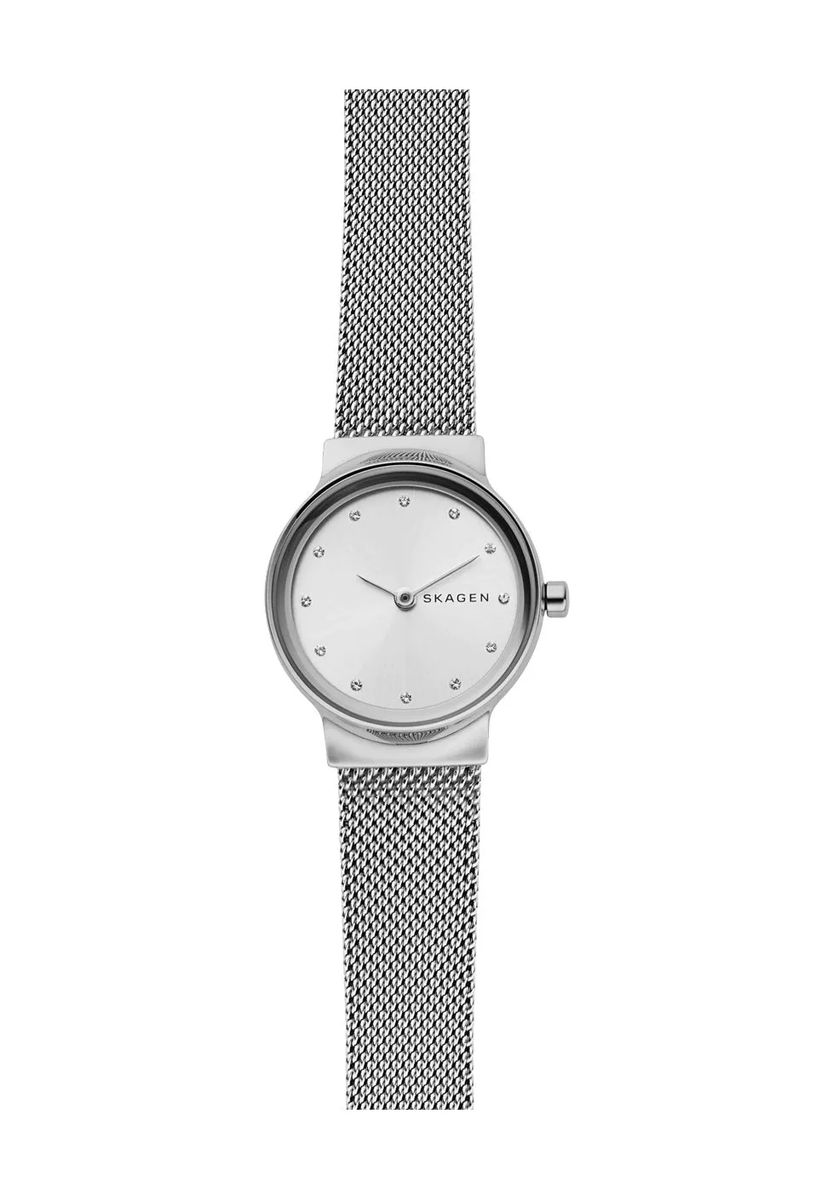 Elegante Milanaise-Uhr mit Schmucksteinen