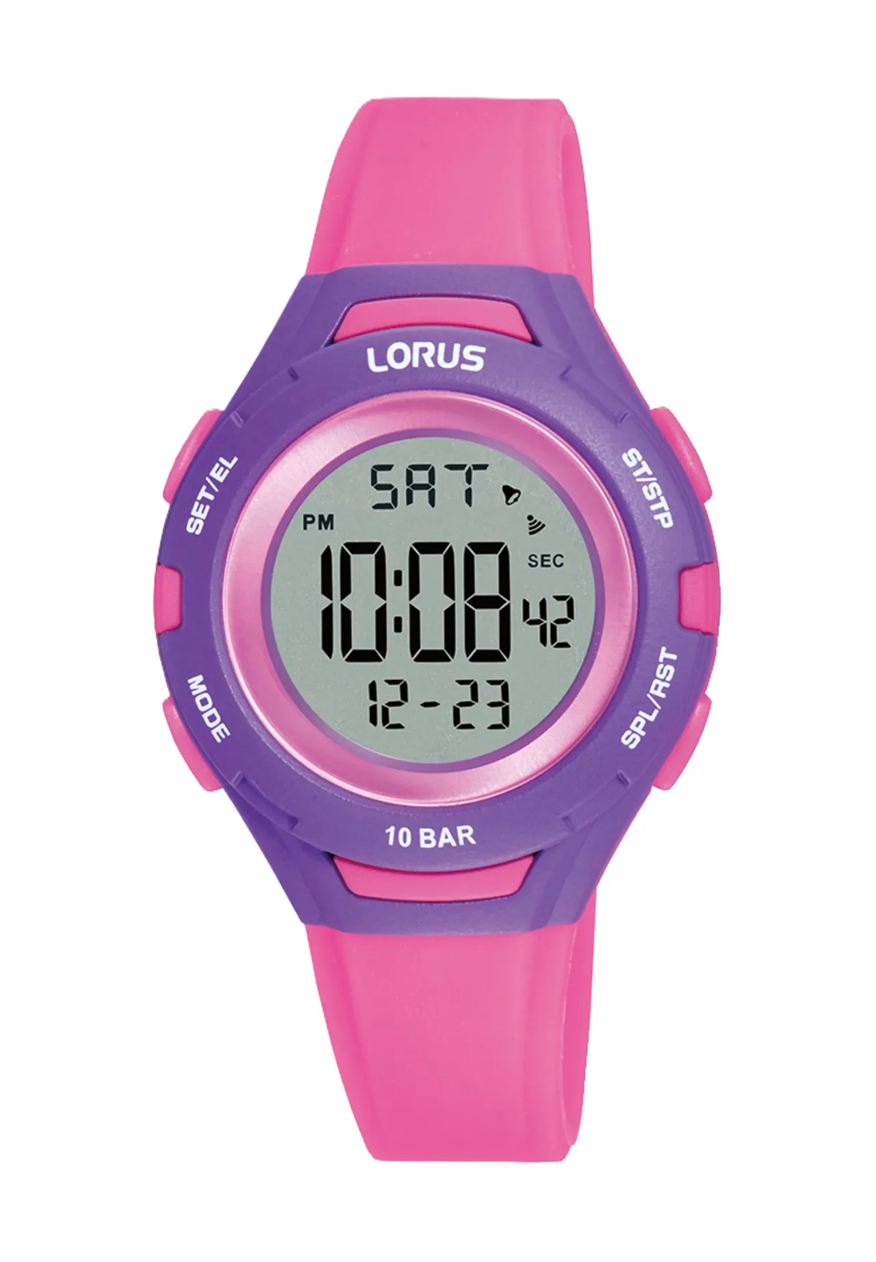 Digitaler Chronograph mit Silikonarmband
