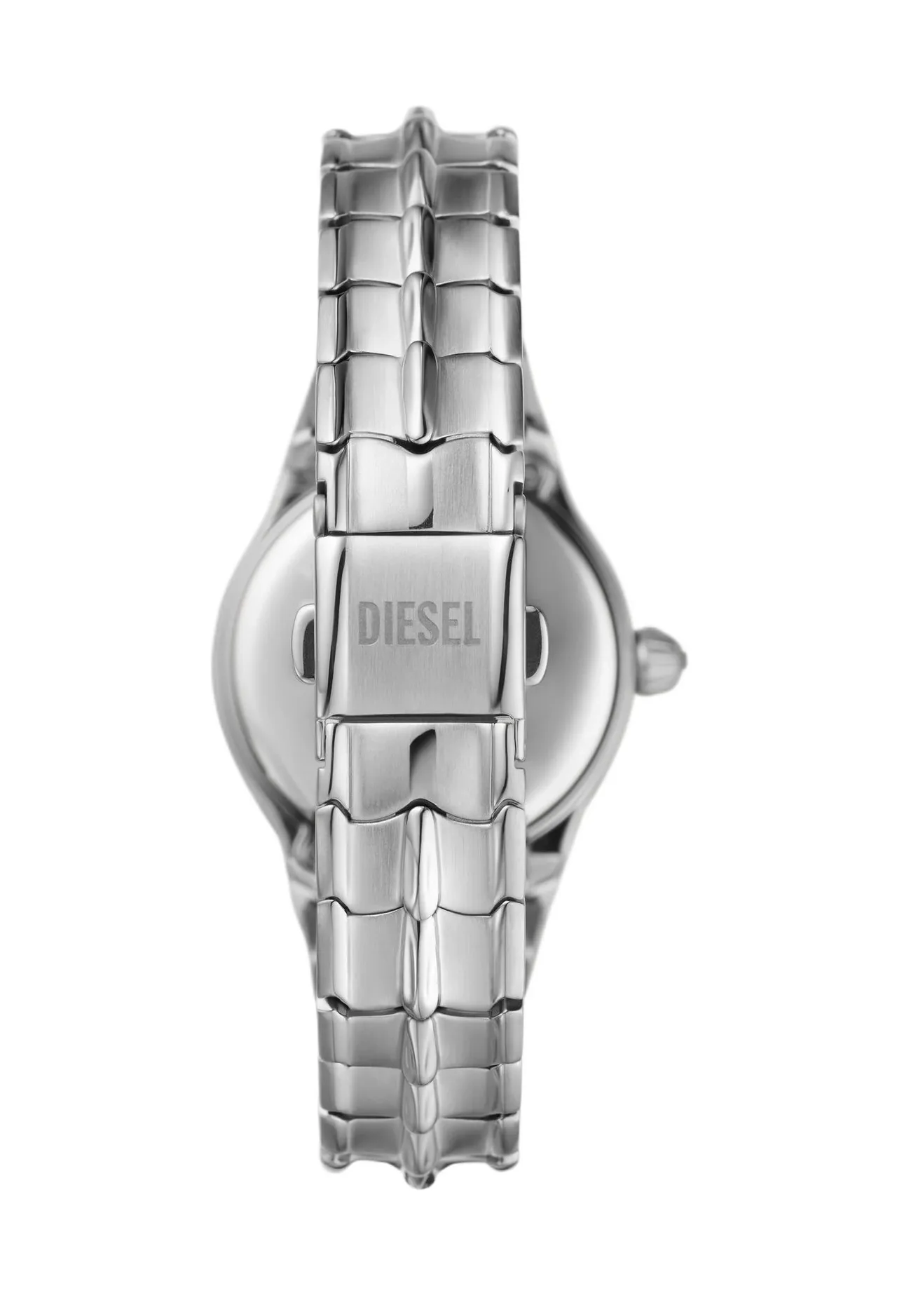 Skulpturale Metall-Armbanduhr in fließendem Design