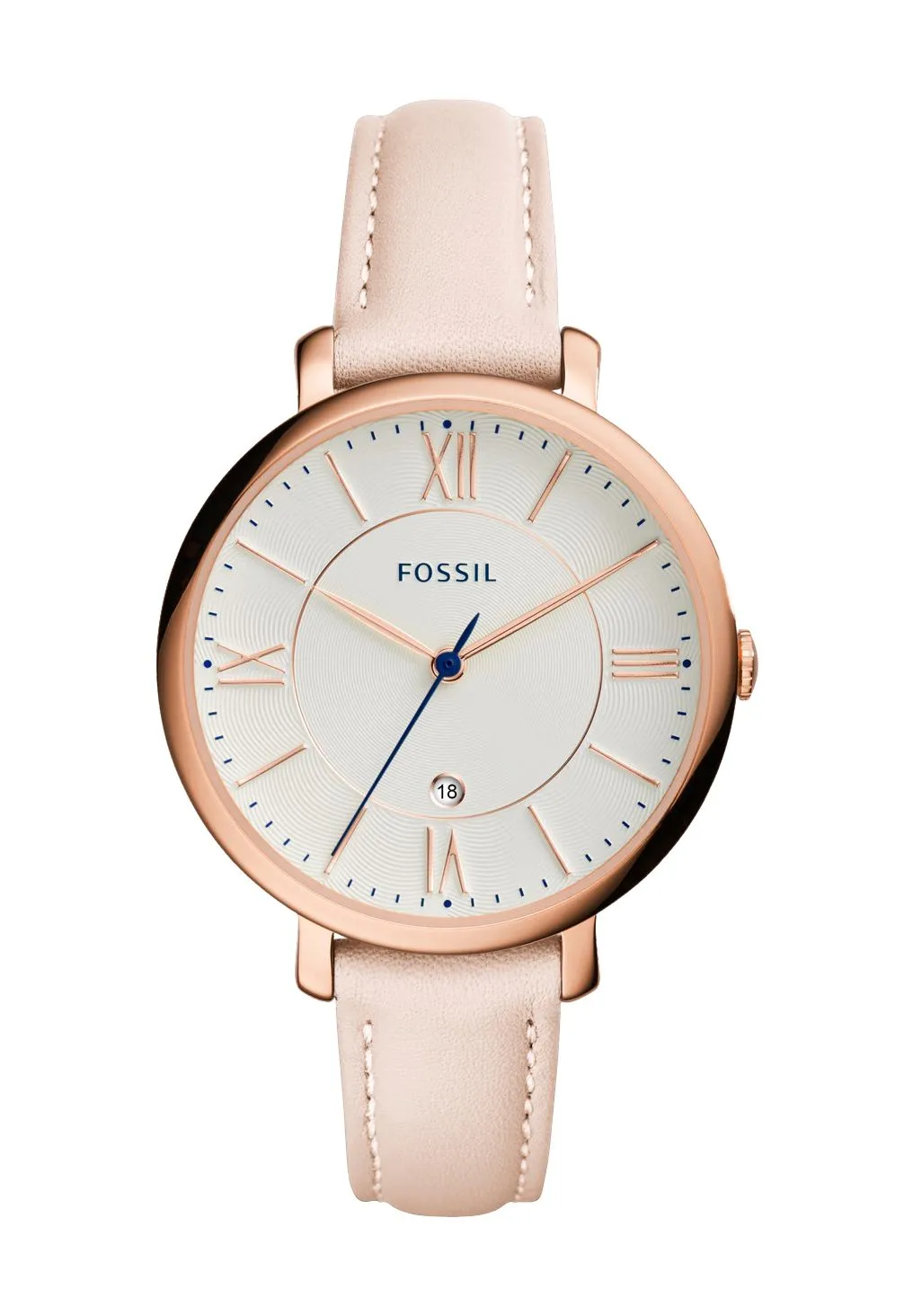 Elegante Jacqueline Uhr mit Lederarmband