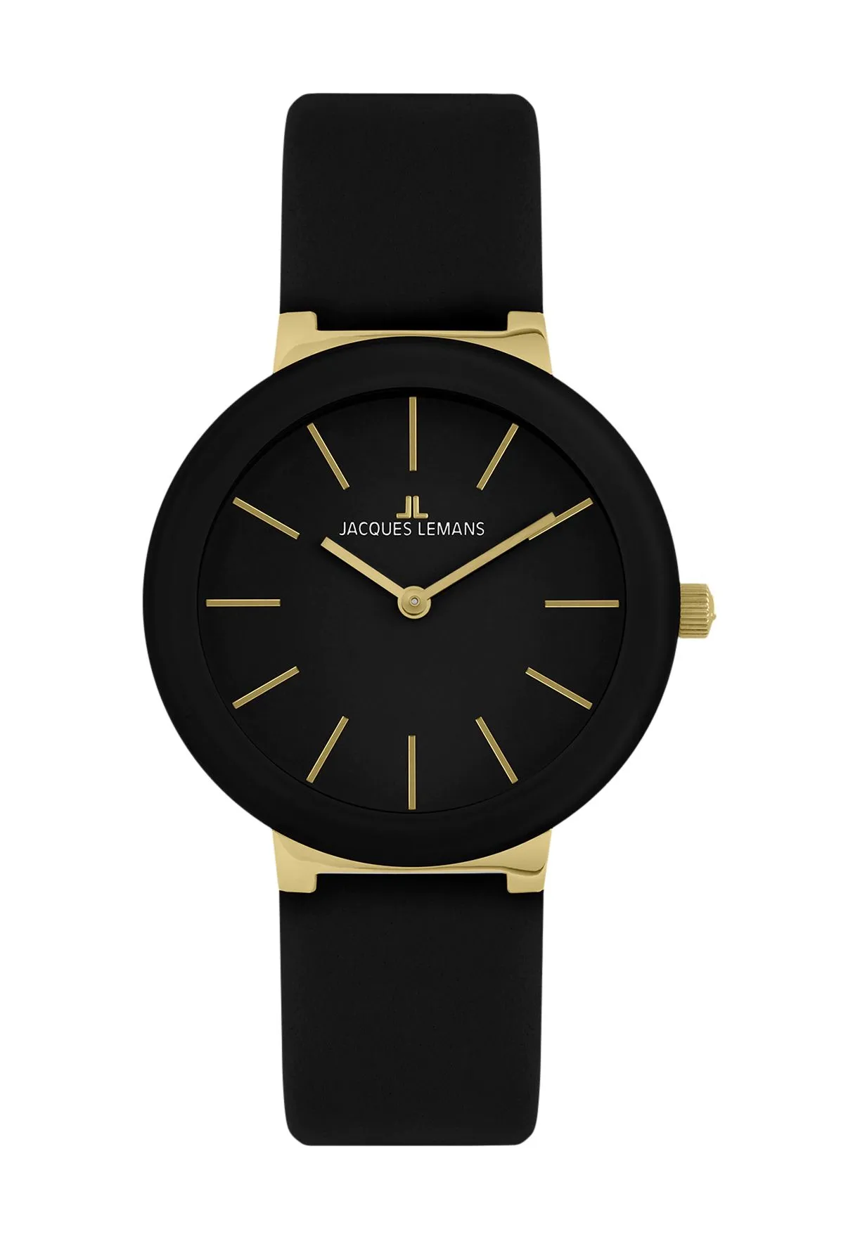 Minimalistische Analoguhr mit Lederarmband