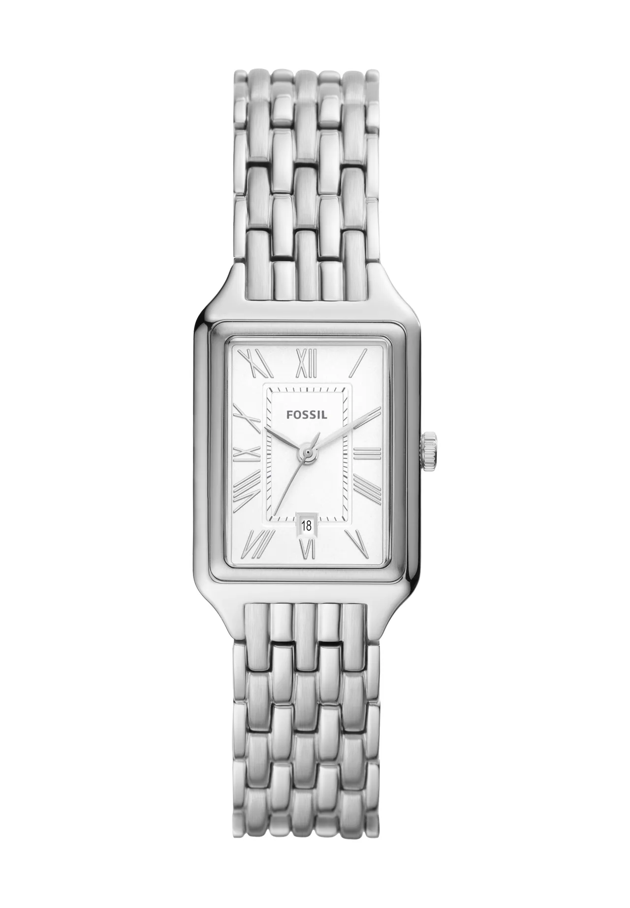 Elegante rechteckige Gliederarmband-Uhr