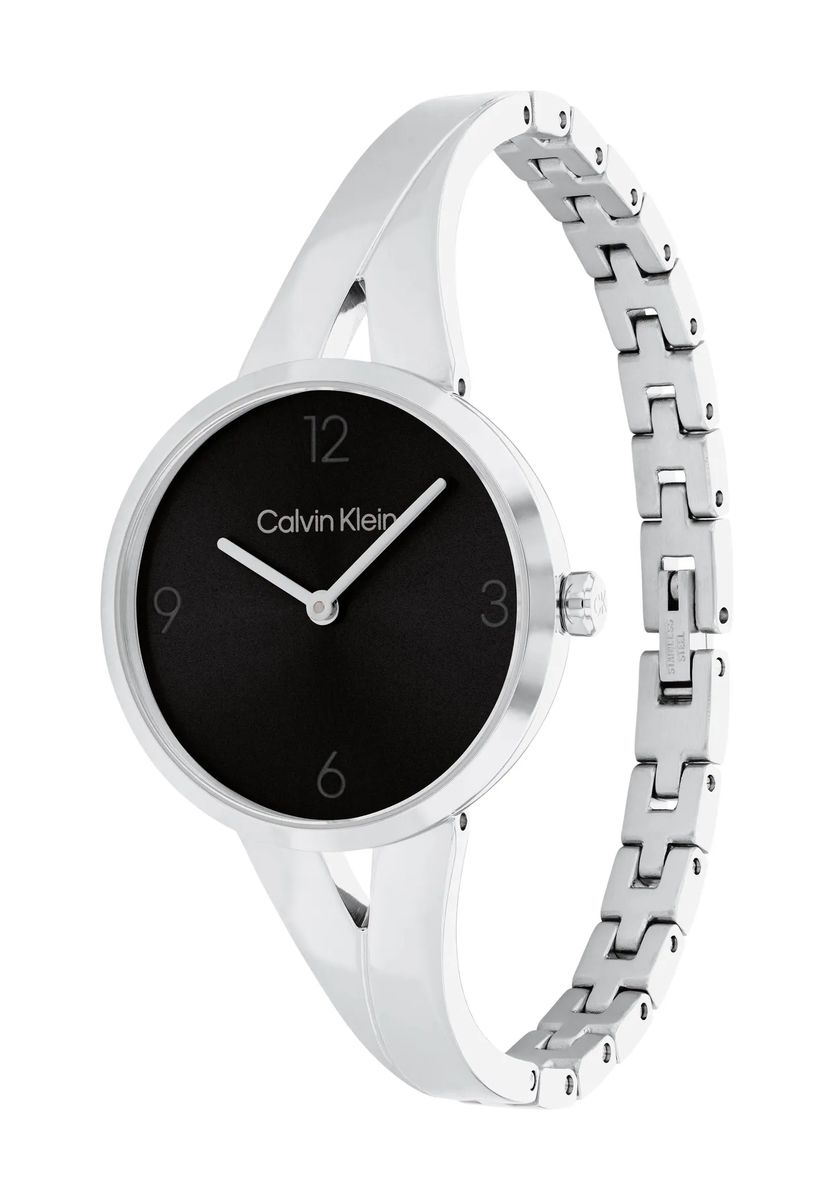 Minimalistische Armbanduhr im Bangle-Design