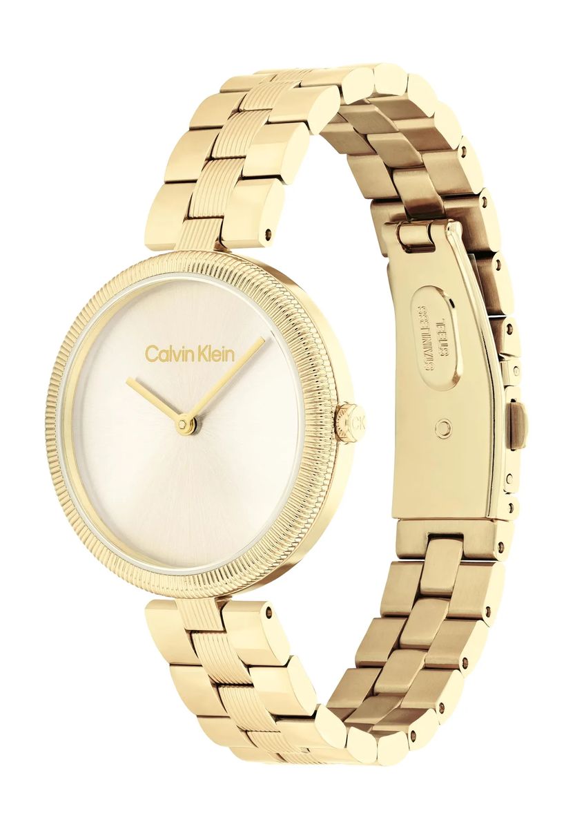 Minimalistische Gliederarmband-Uhr