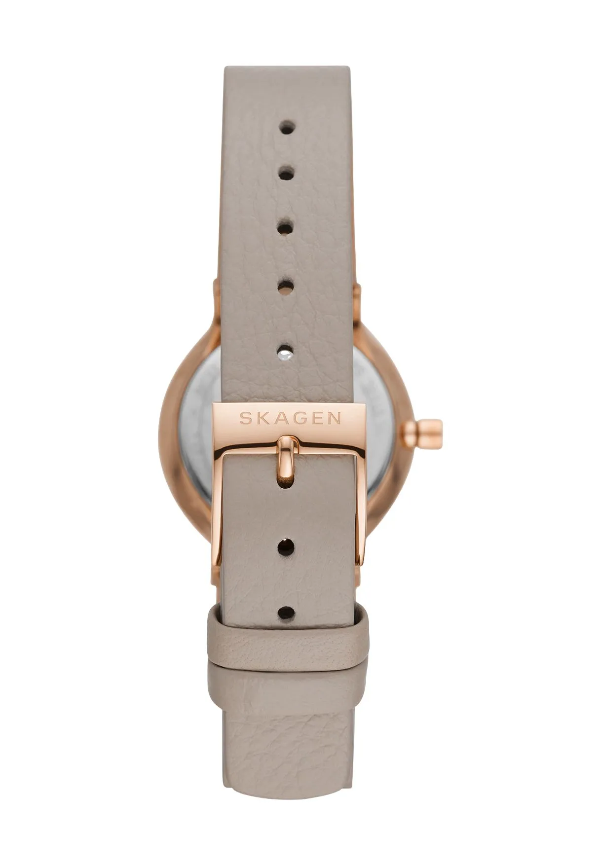 Elegante minimalistische Lederarmbanduhr
