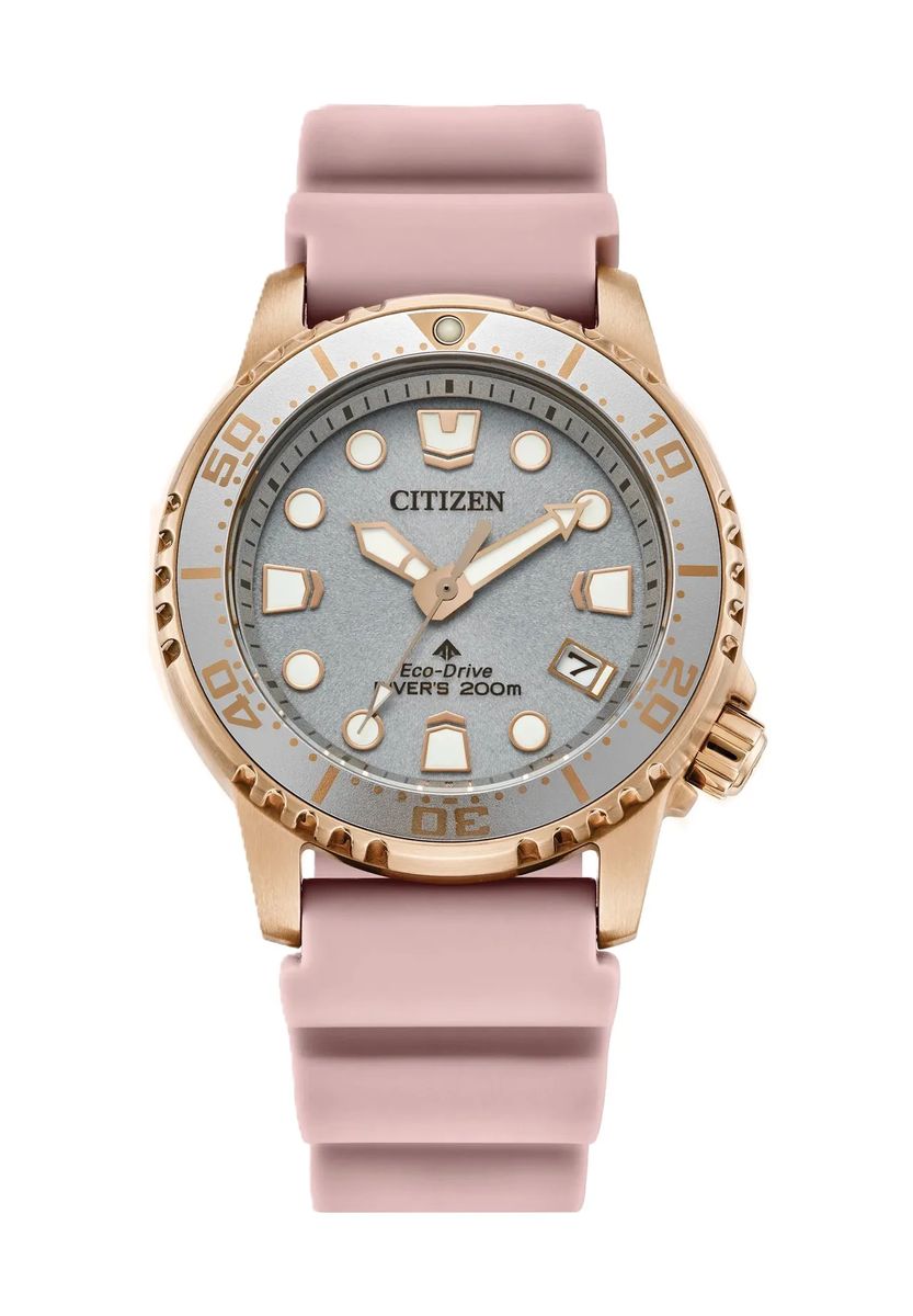 Eco-Drive Taucheruhr mit Silikonarmband