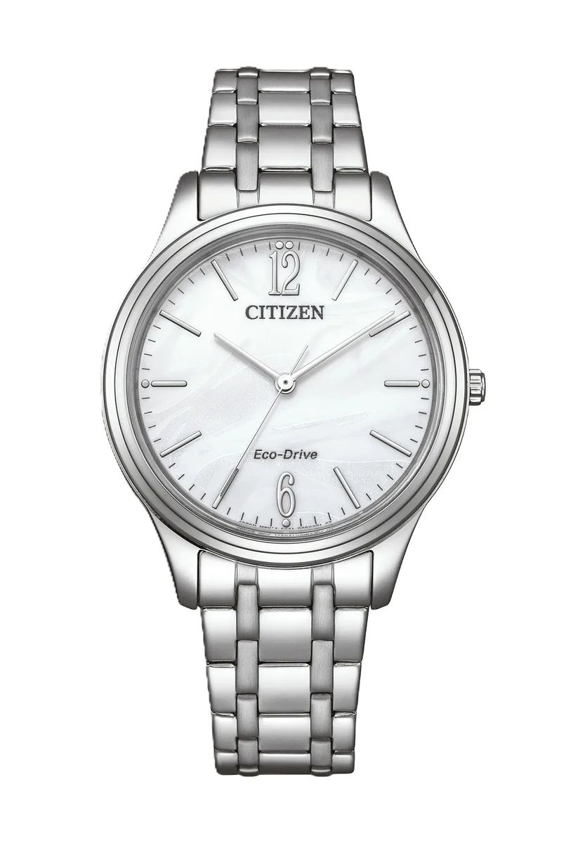Elegante Eco-Drive Armbanduhr