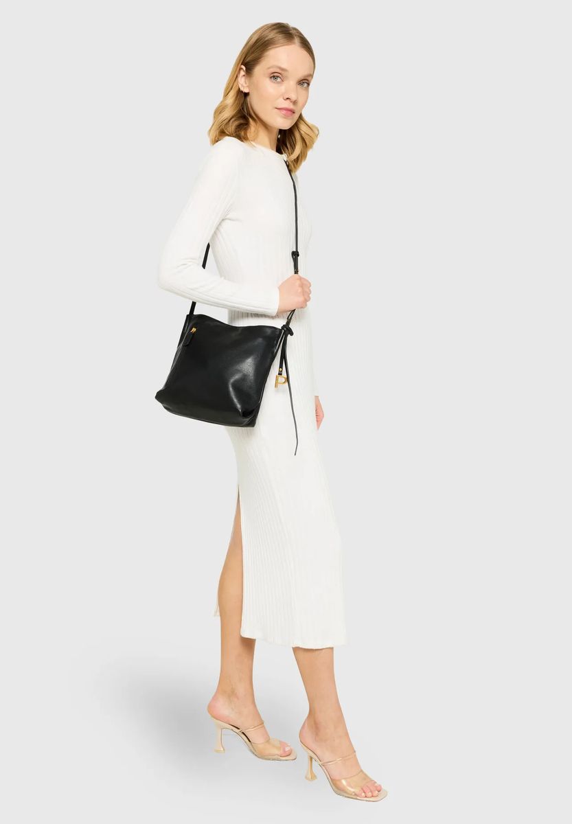 Minimalistische Crossbody-Tasche aus Kunstleder