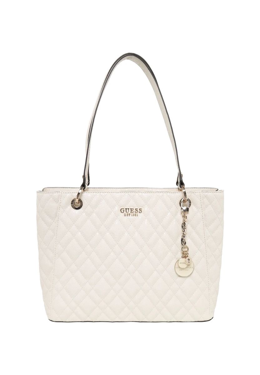 Gesteppte Shopper-Tasche aus Kunstleder