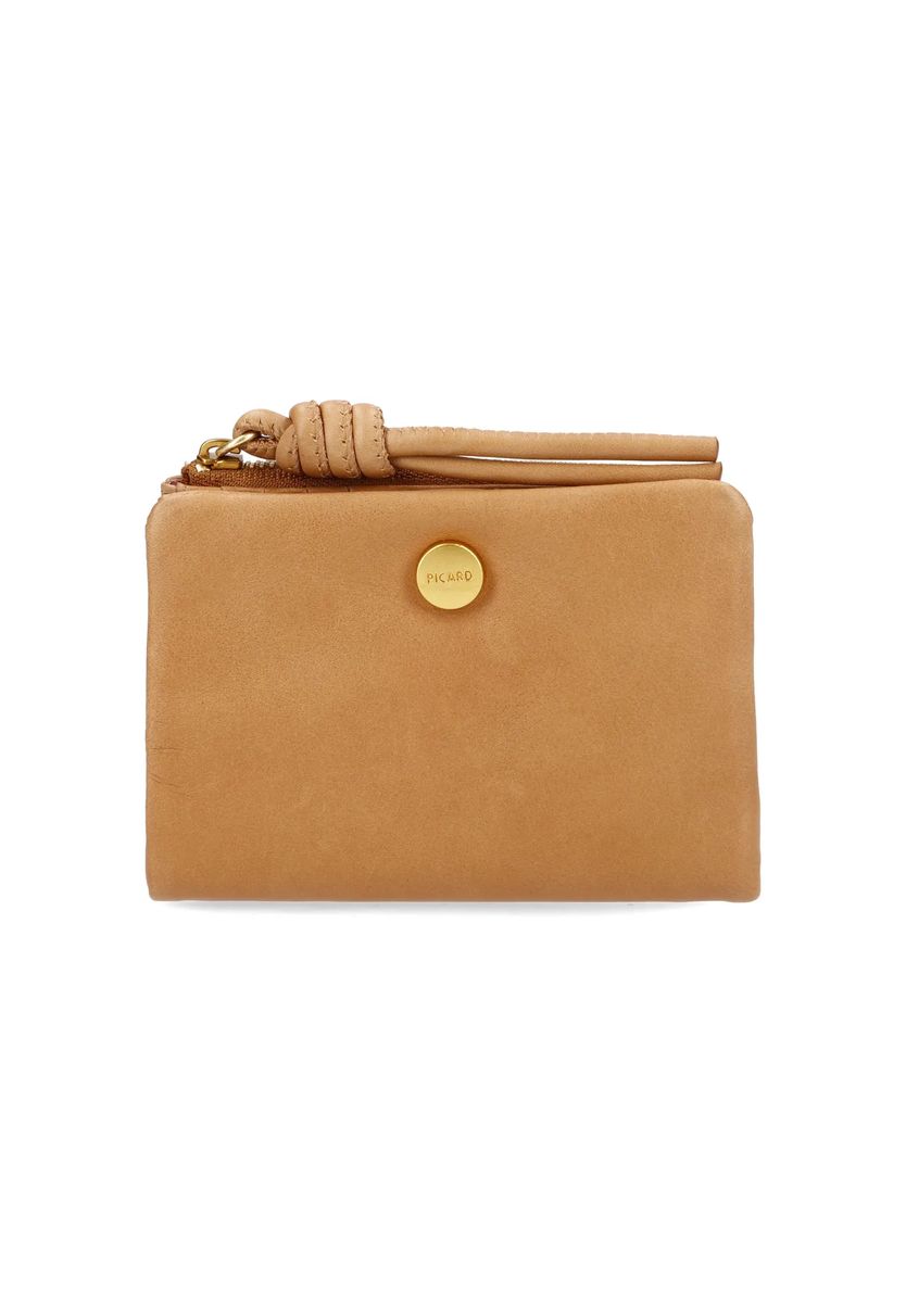 Kompakte Bifold-Brieftasche aus Kunstleder