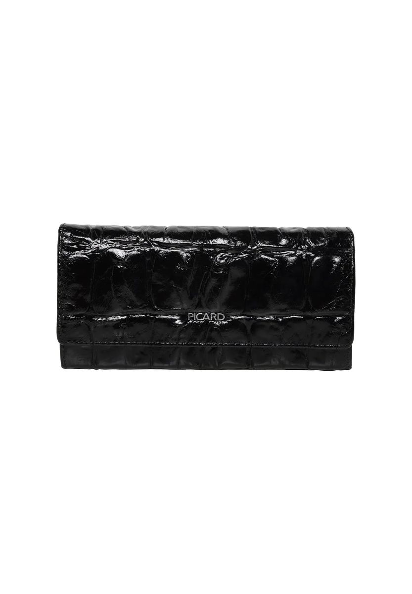 Elegantes Portemonnaie mit Krokoprägung