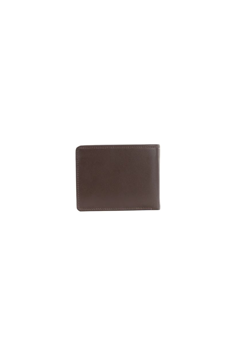 Glattleder Bifold Geldbörse