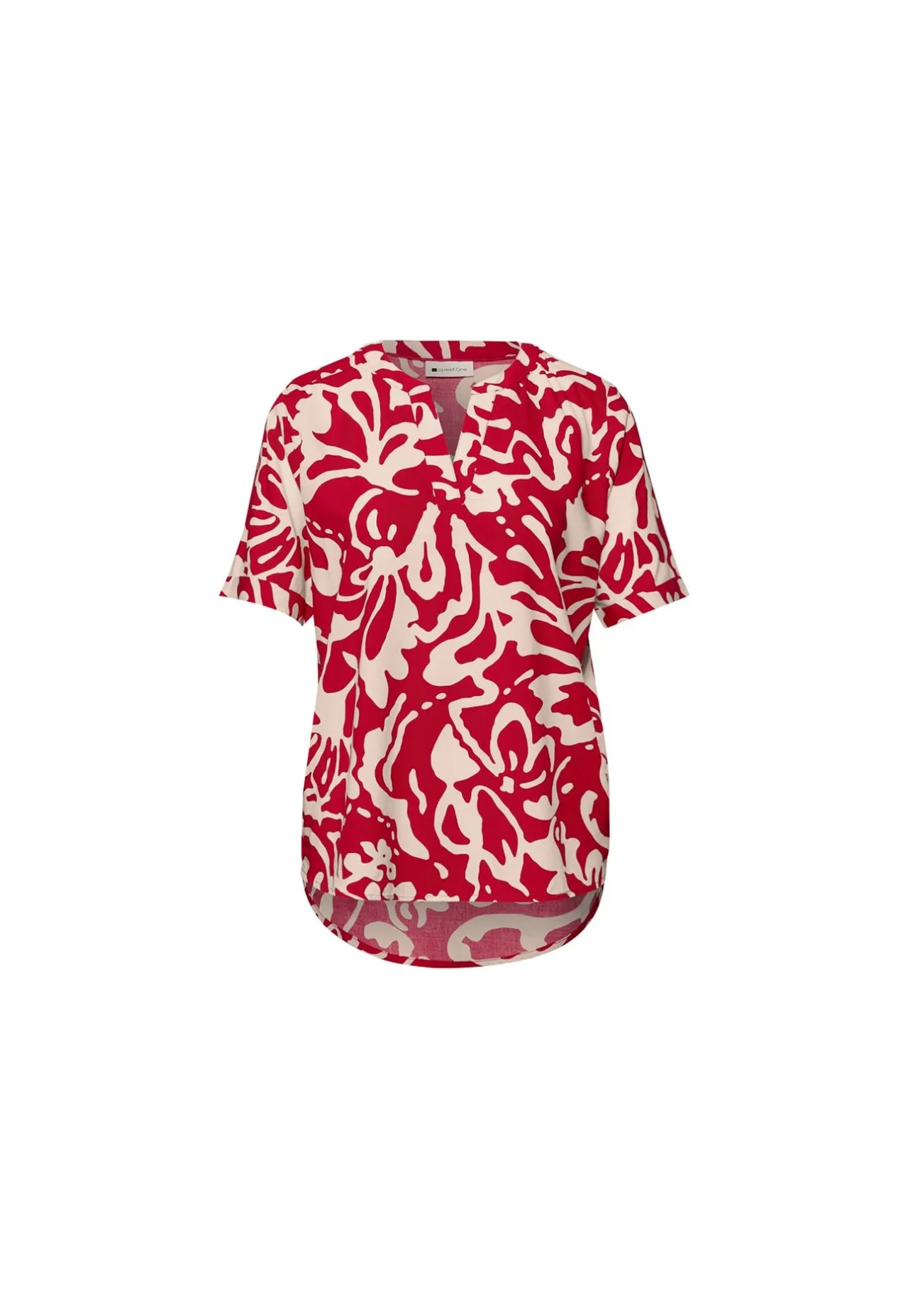 Bluse mit abstraktem Muster