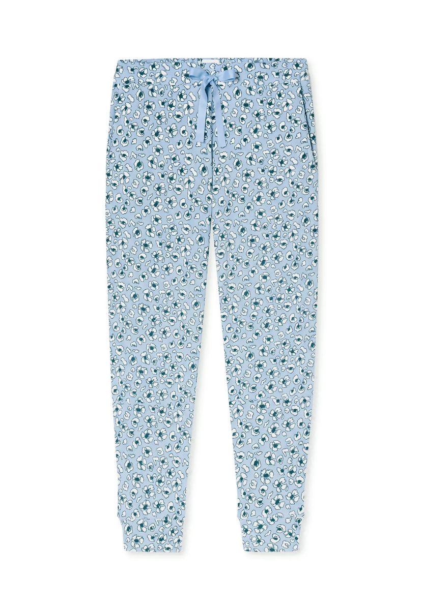 Schlafhose mit Blumenprint und Kordelzug