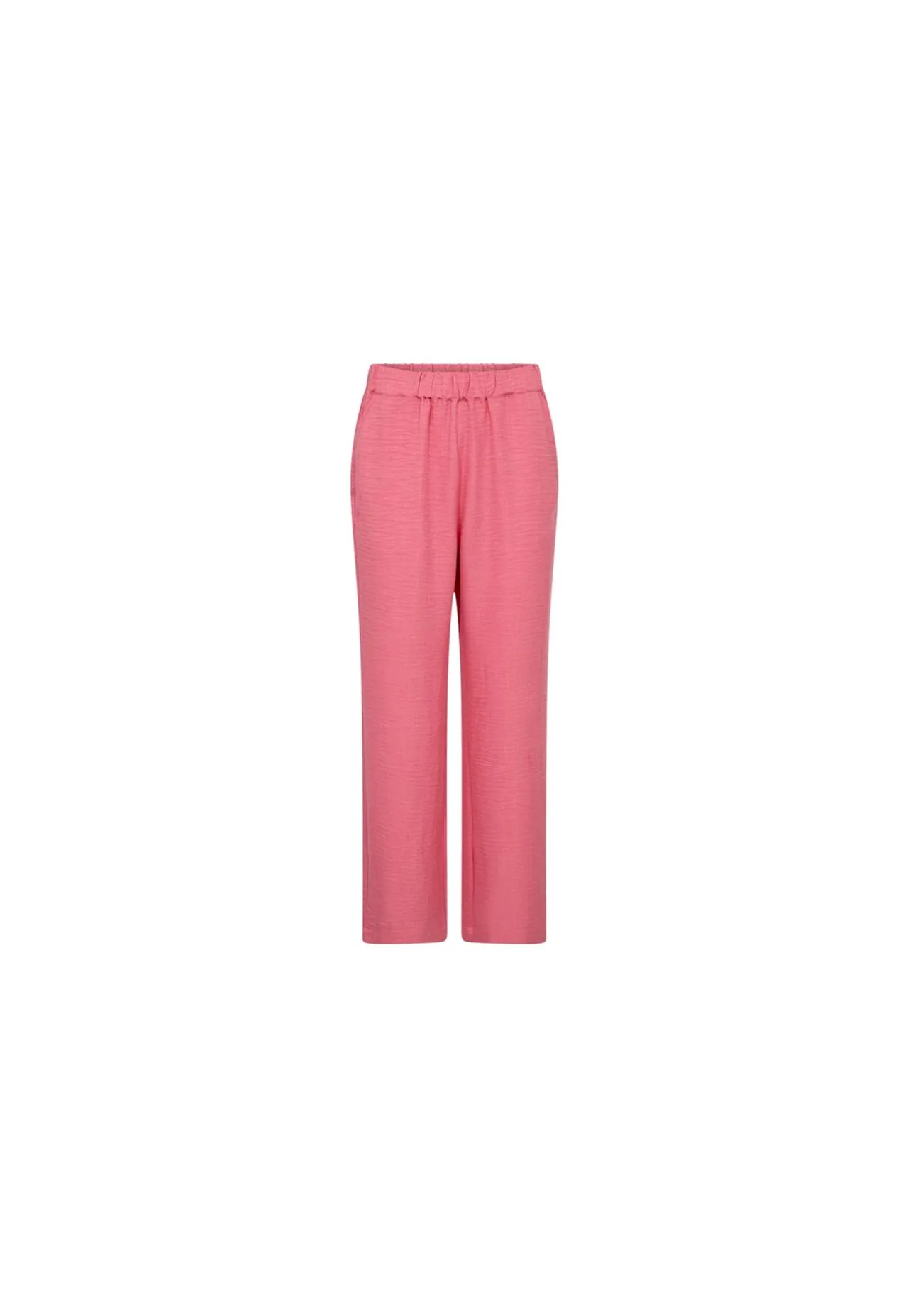 Strukturierte Schlupfhose mit weitem Bein