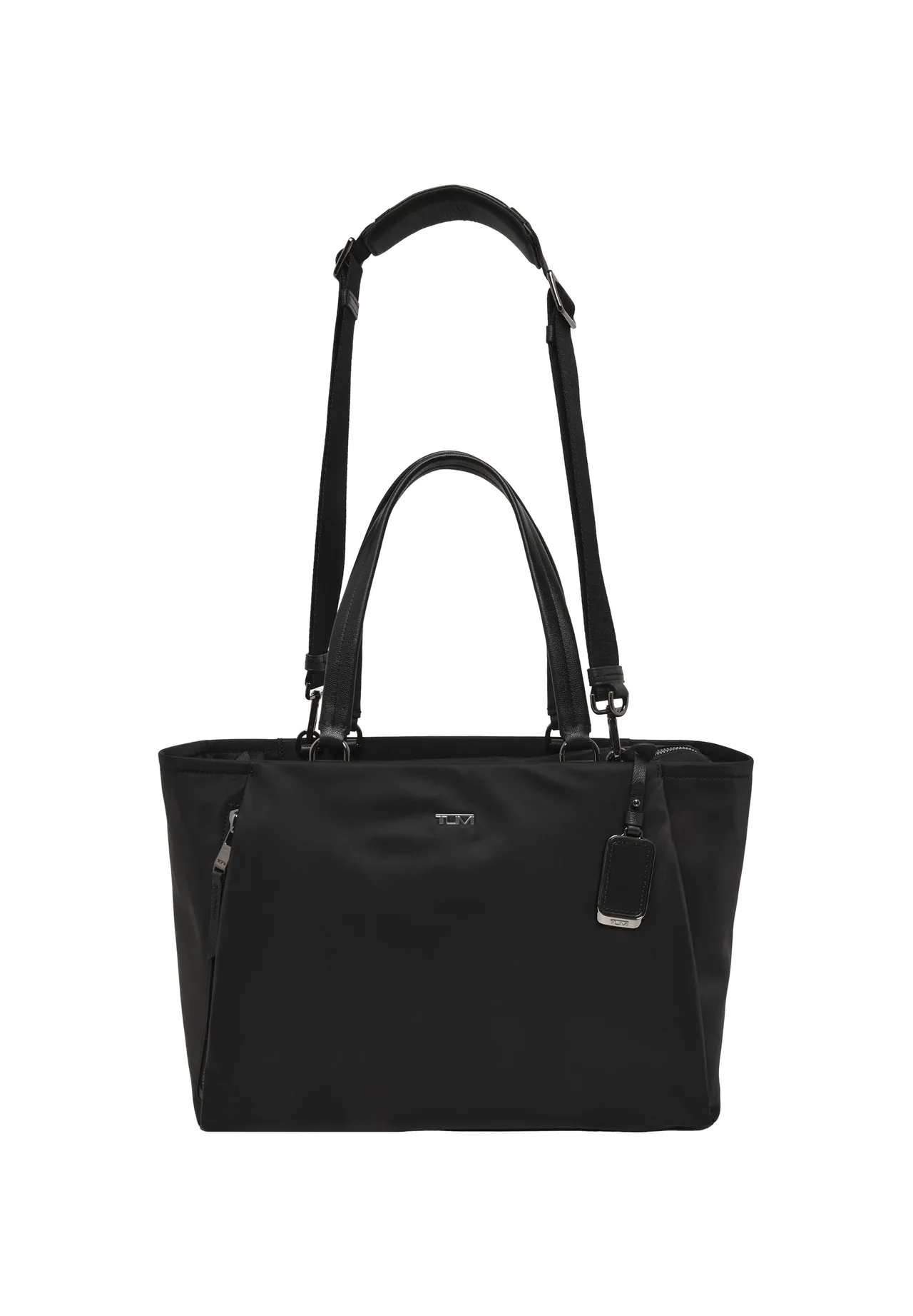 Elegante strukturierte Nylon-Tote