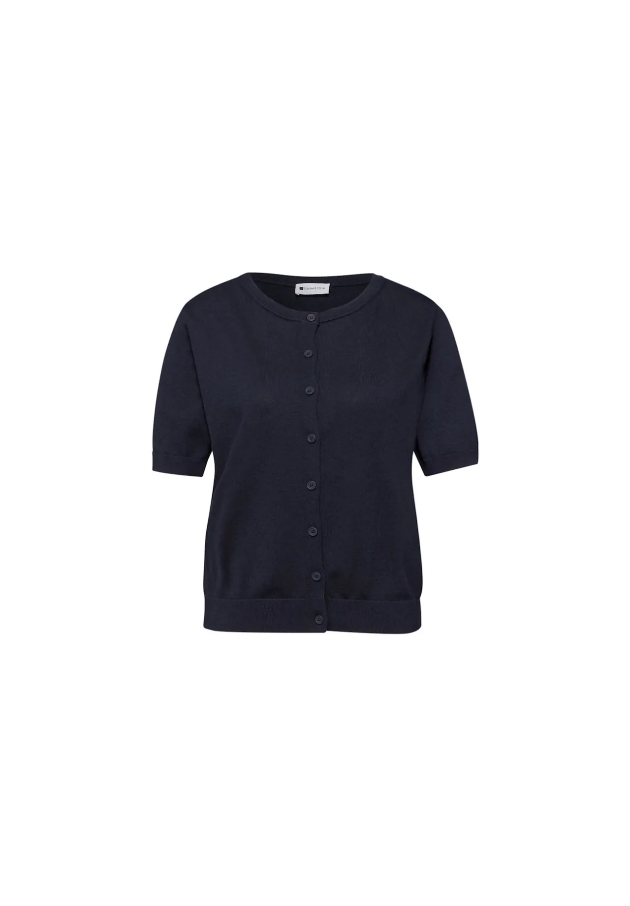 Kurzarm-Cardigan aus Feinstrick