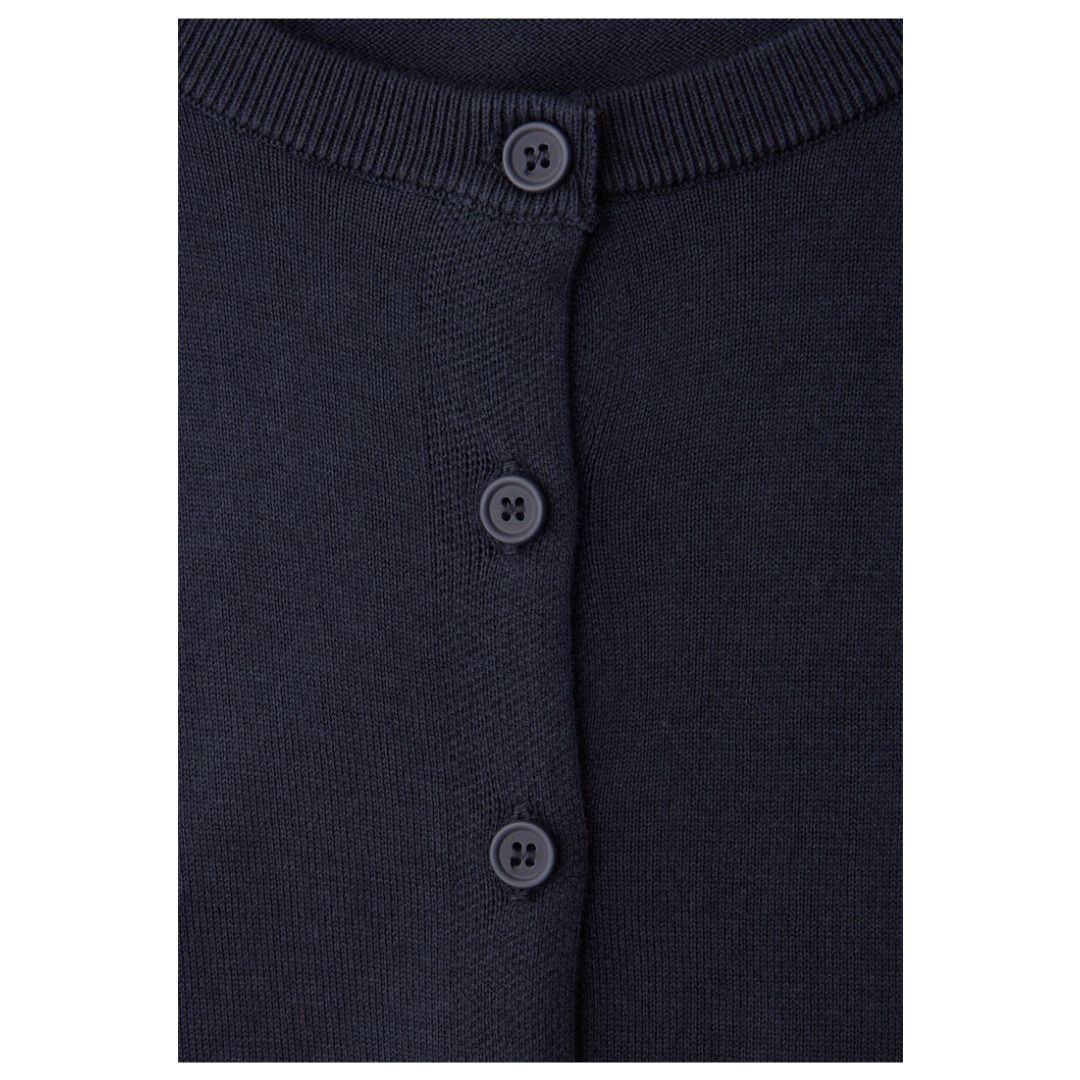 Kurzarm-Cardigan aus Feinstrick