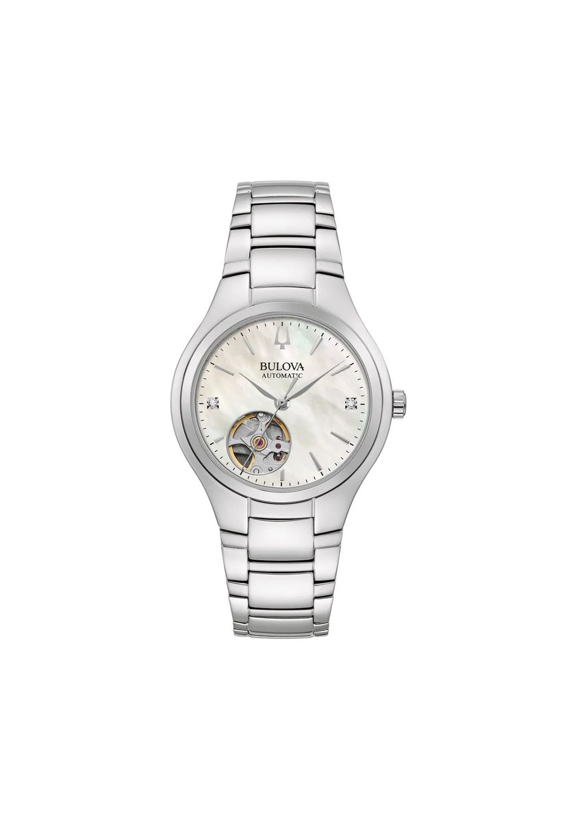 Elegante Open-Heart Automatik-Uhr