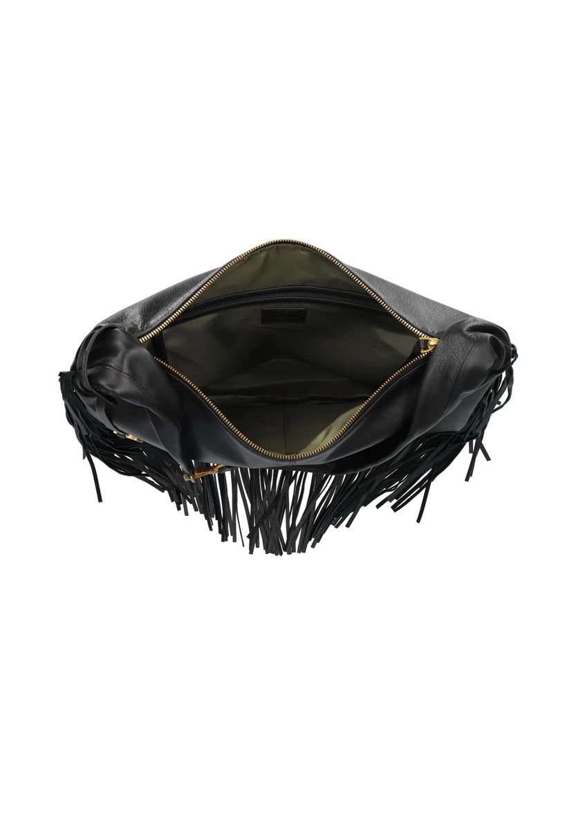 Lässige Hobo-Tasche mit Fransen