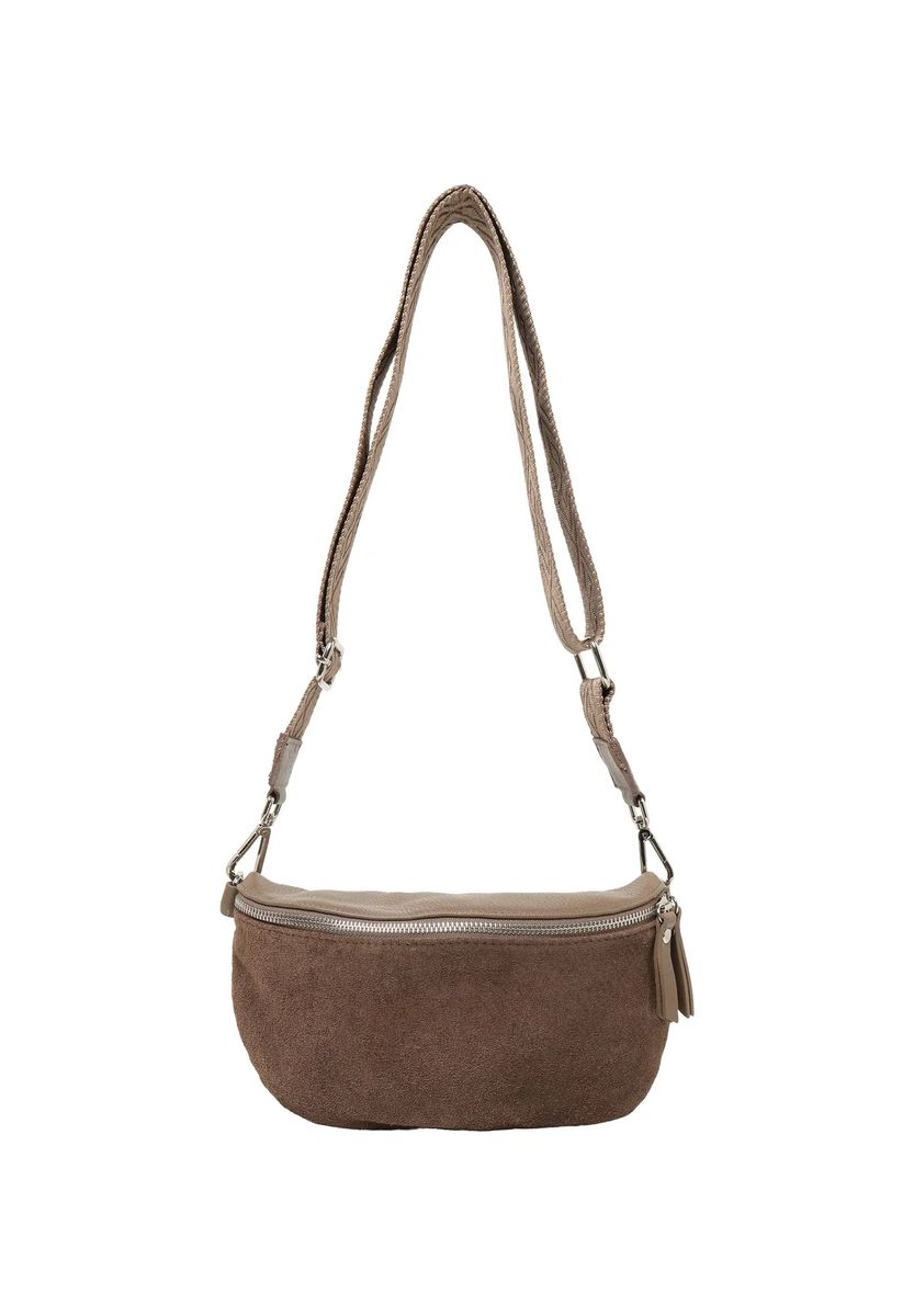 Suede Crossbody-Gürteltasche