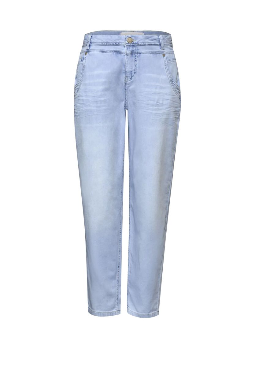 Barrel Leg Jeans mit hoher Taille