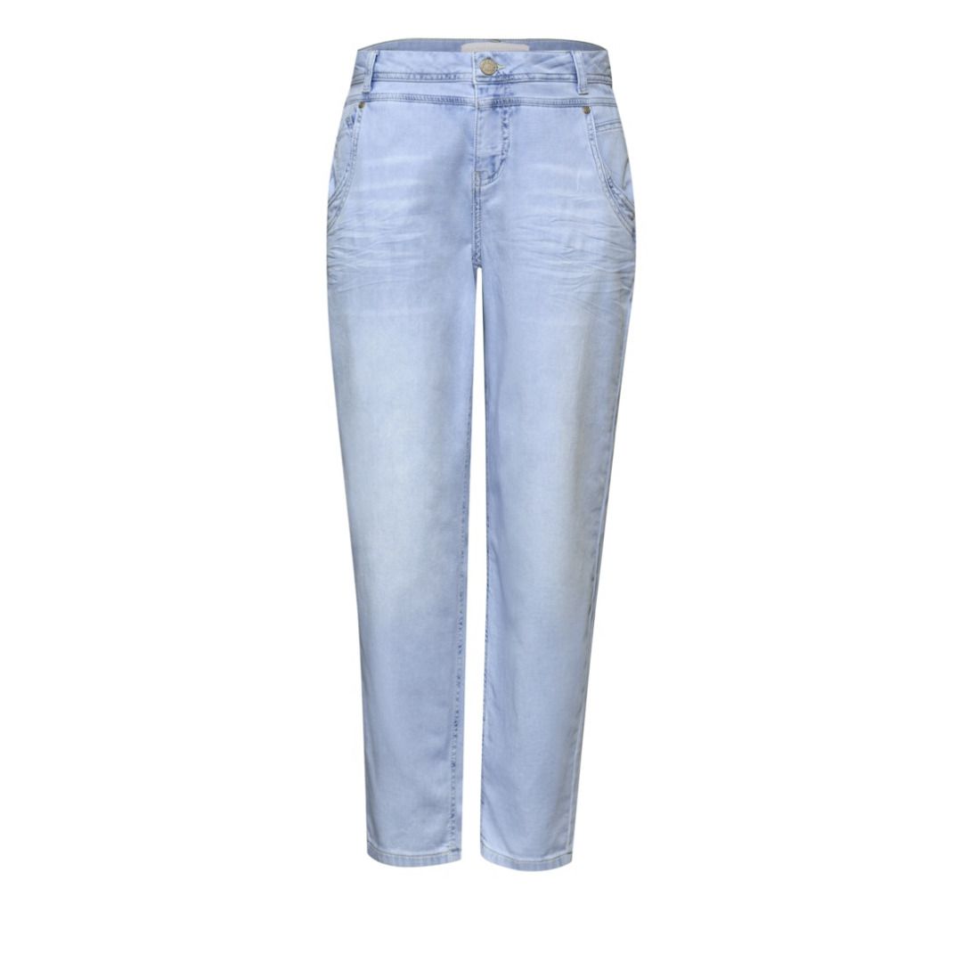 Barrel Leg Jeans mit hoher Taille