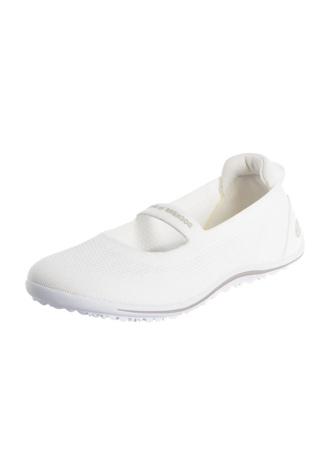 Strick-Ballerinas mit Mary-Jane-Riemchen