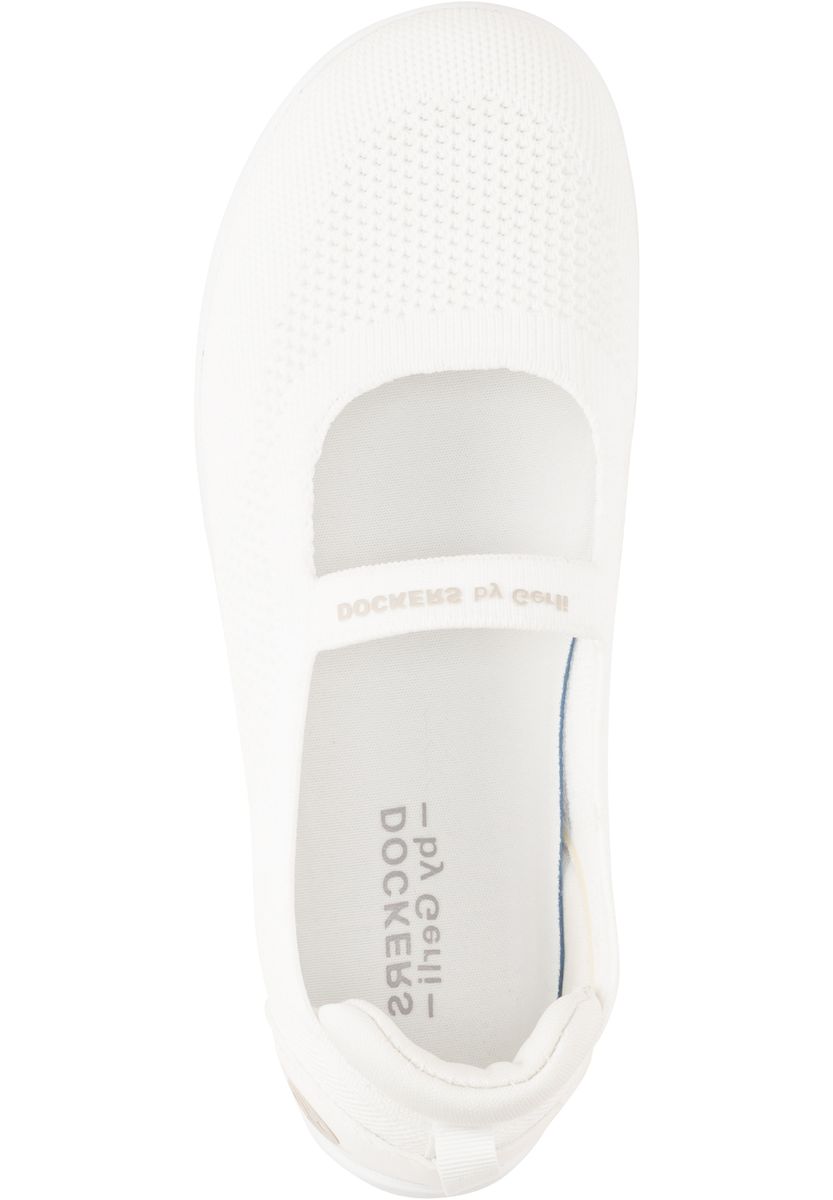 Strick-Ballerinas mit Mary-Jane-Riemchen