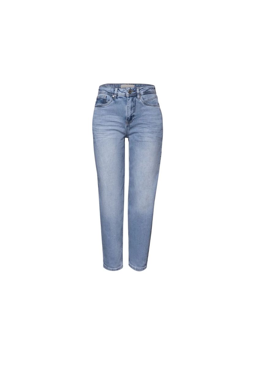 High Waist Barrel-Leg-Jeans