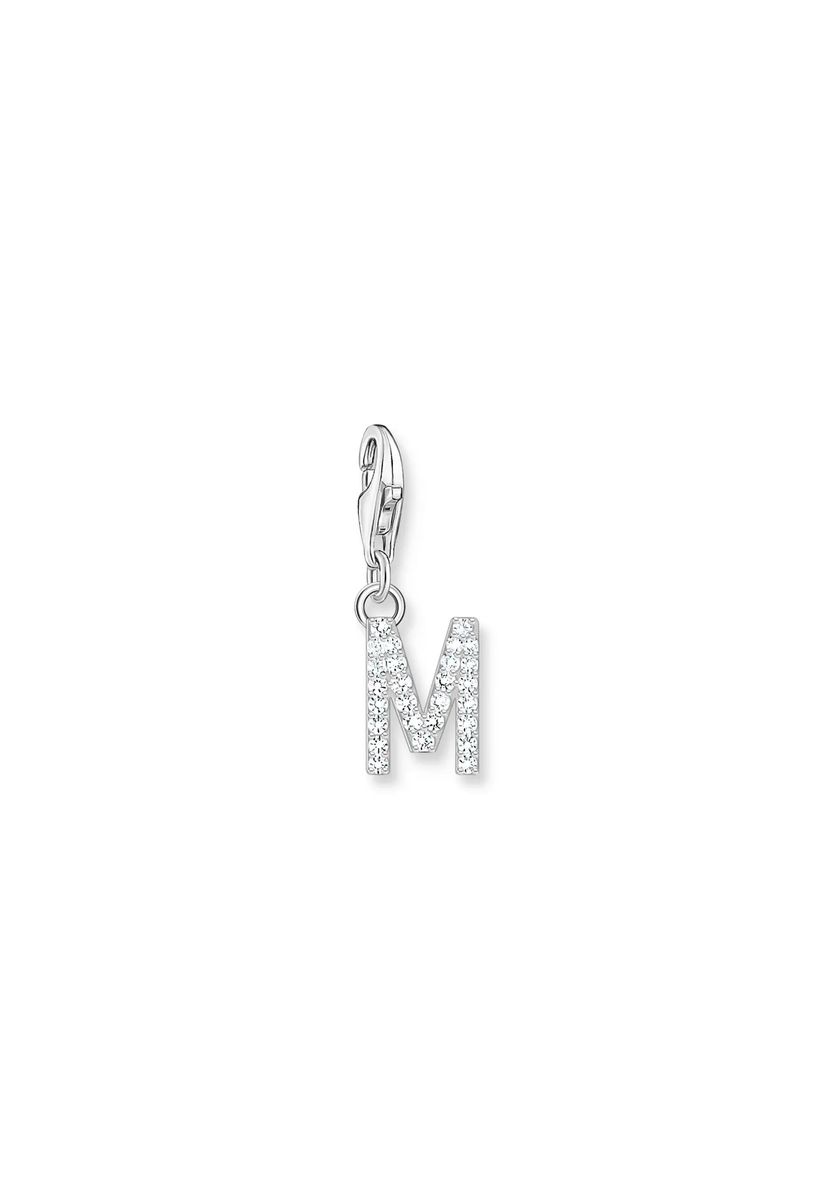 Funkelnder Buchstaben-Charm M Anhänger