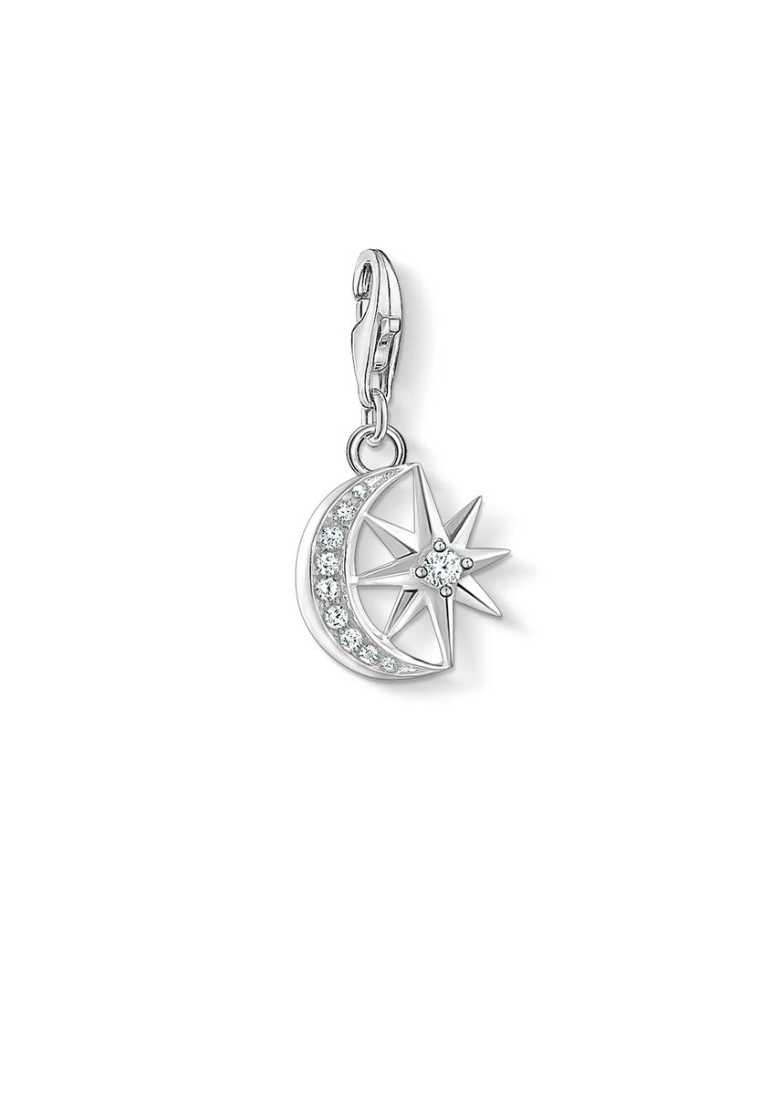 Himmlischer Anhänger mit Mond und Stern
