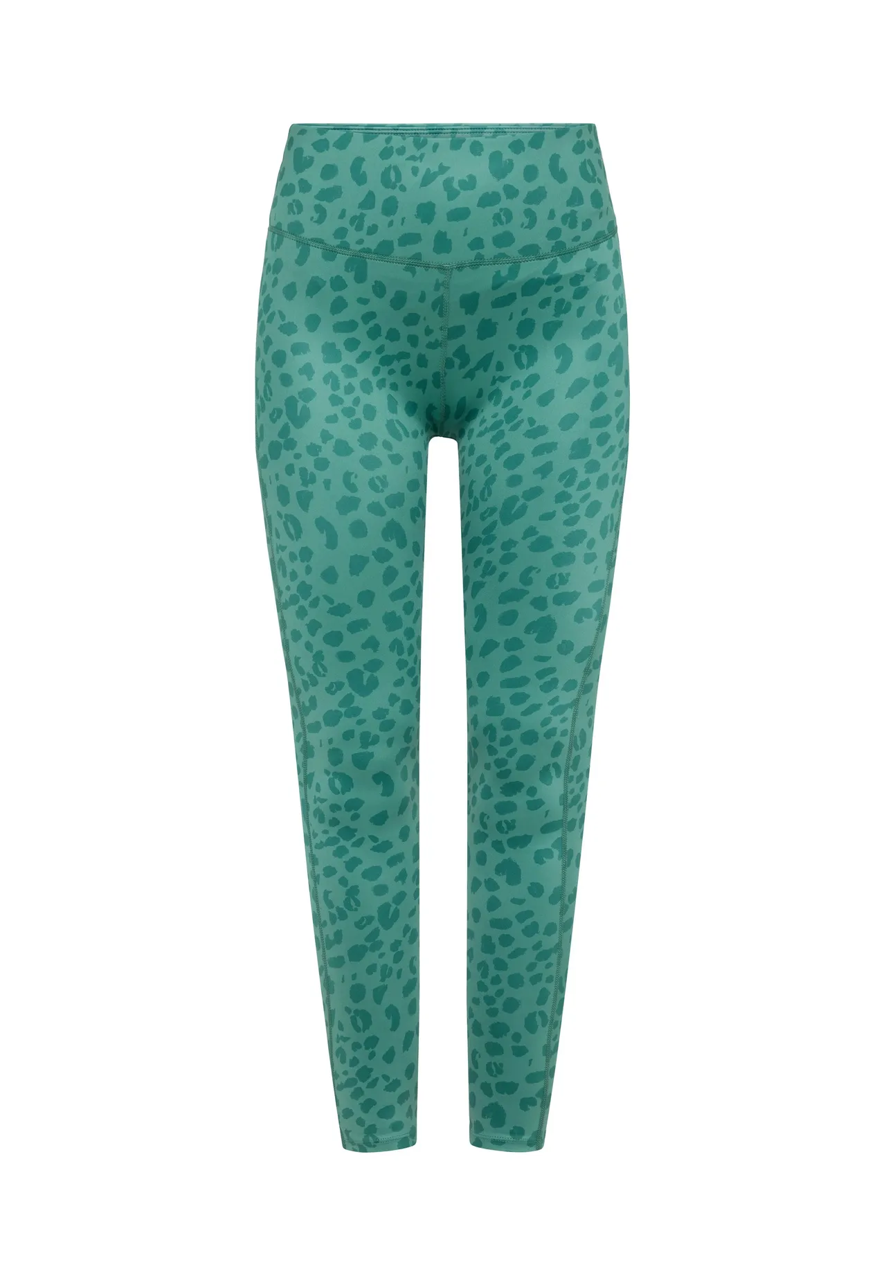 Hoch taillierte Leggings mit Leopardenmuster
