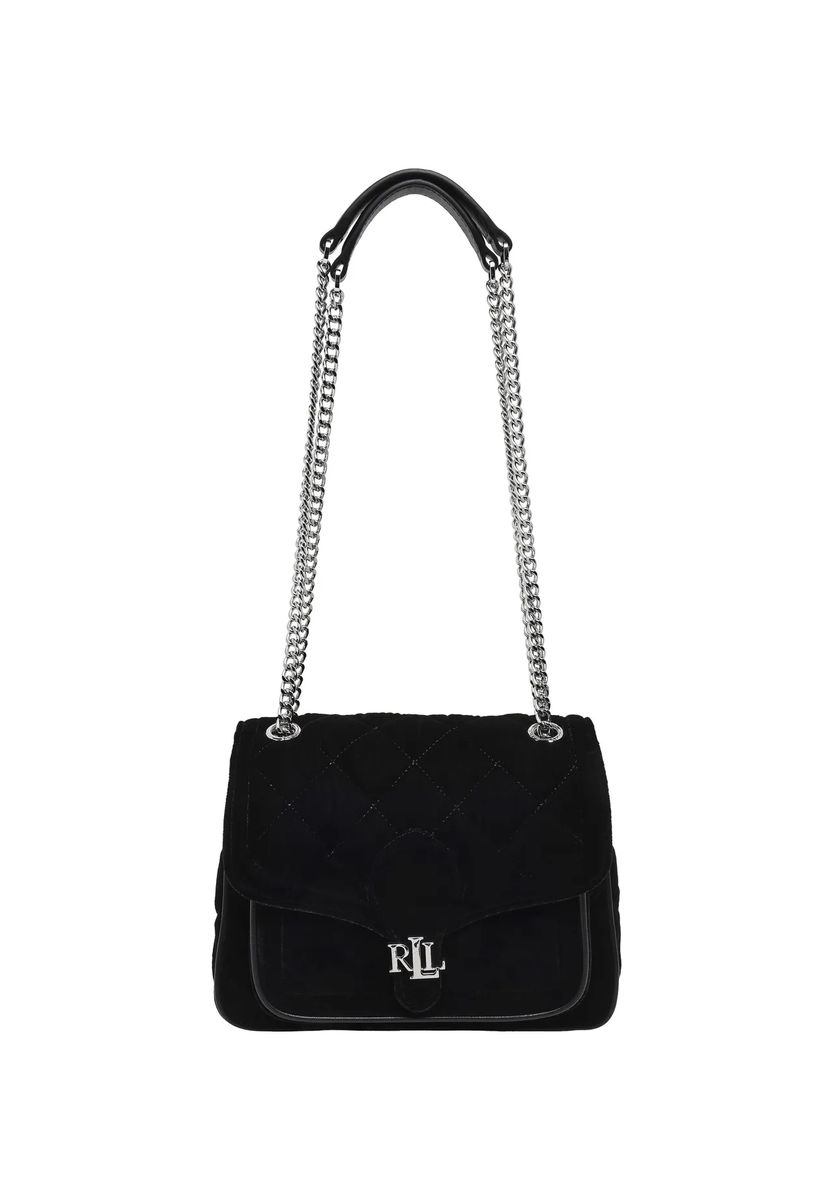 Elegante gesteppte Leder-Schultertasche