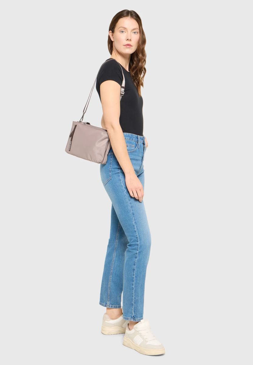 Minimalistische Nylon Umhängetasche