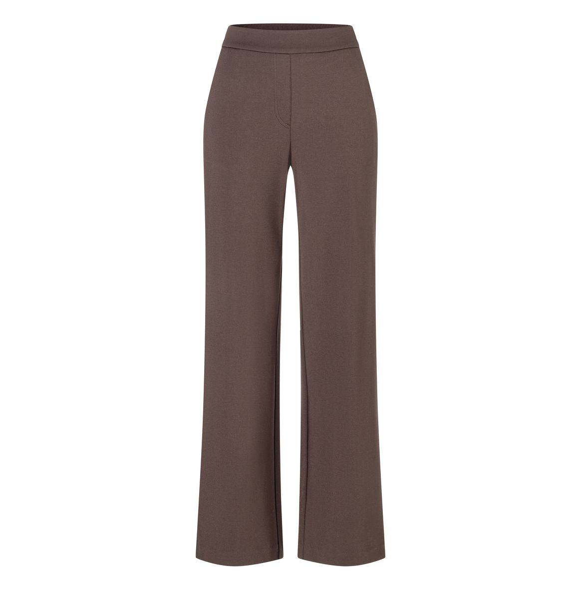 Gerade geschnittene Hose mit Gummibund