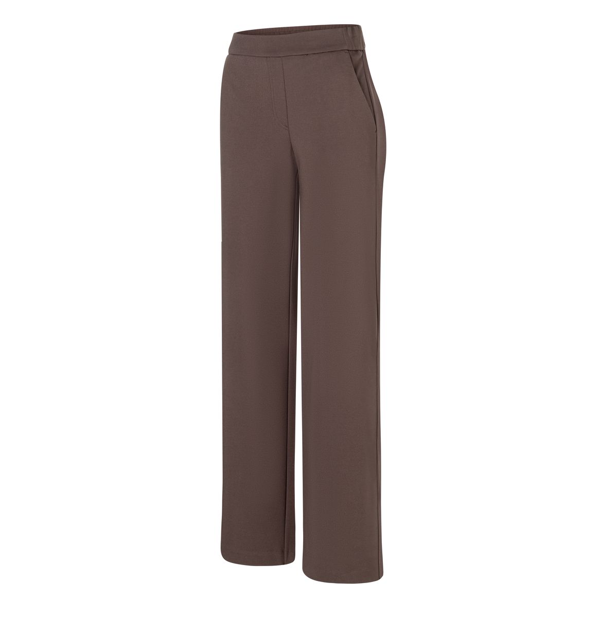 Gerade geschnittene Hose mit Gummibund