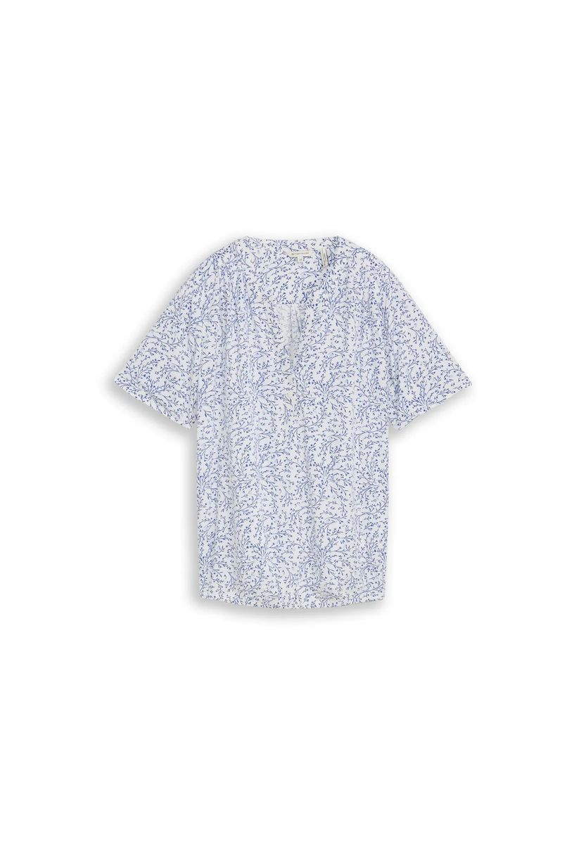 Bluse mit botanischem Print