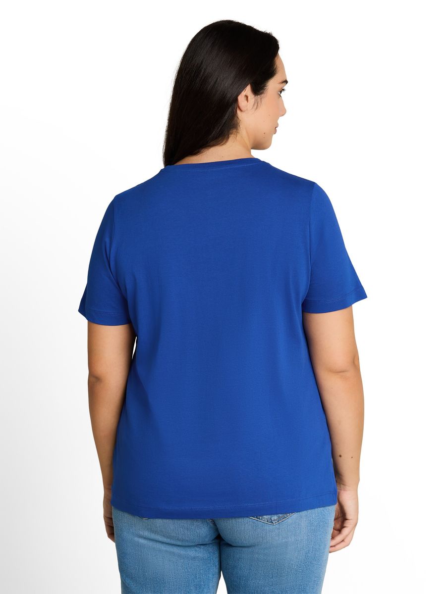 Baumwoll-T-Shirt mit Grafik-Print