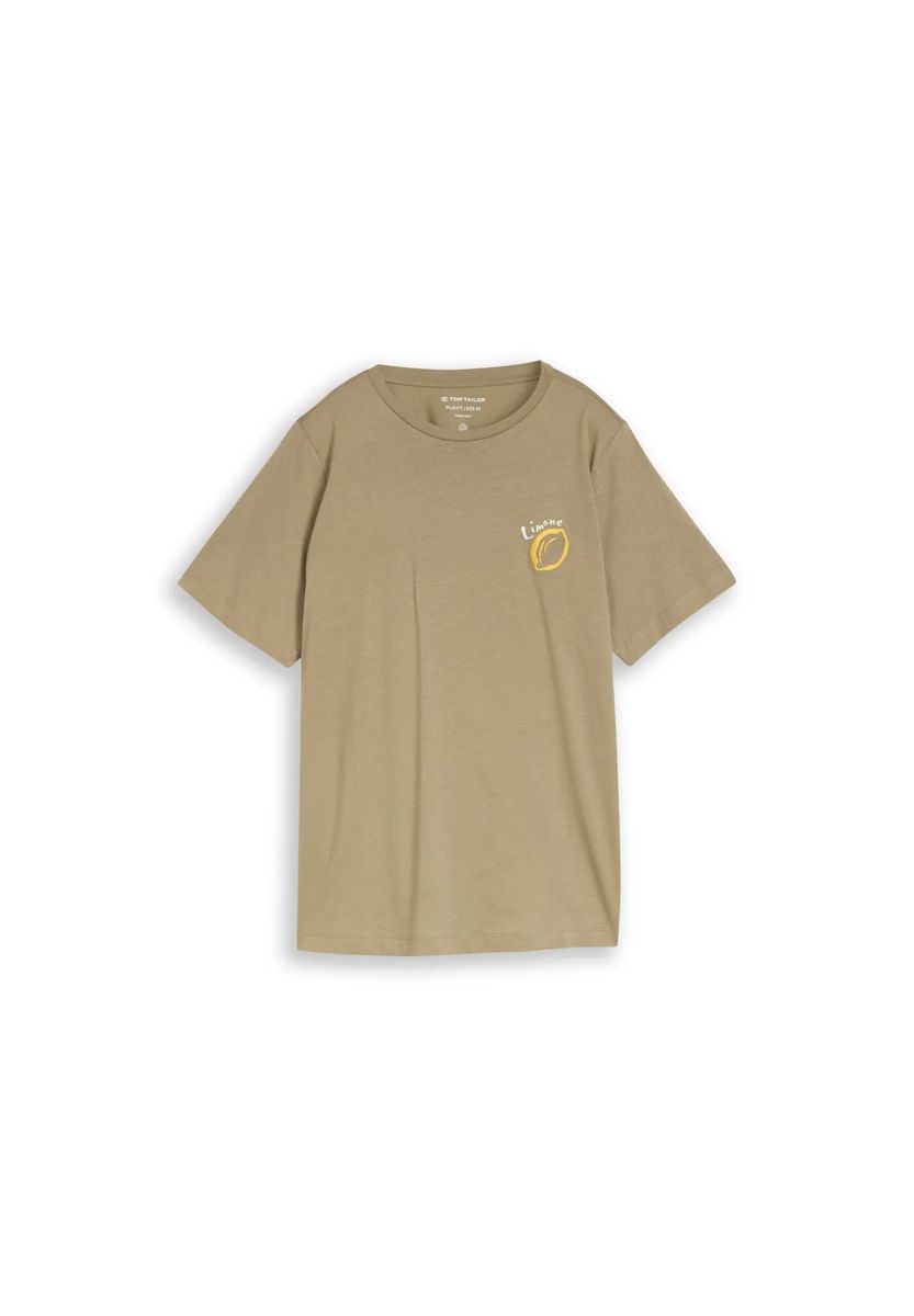 Baumwoll-T-Shirt mit Zitronen-Print