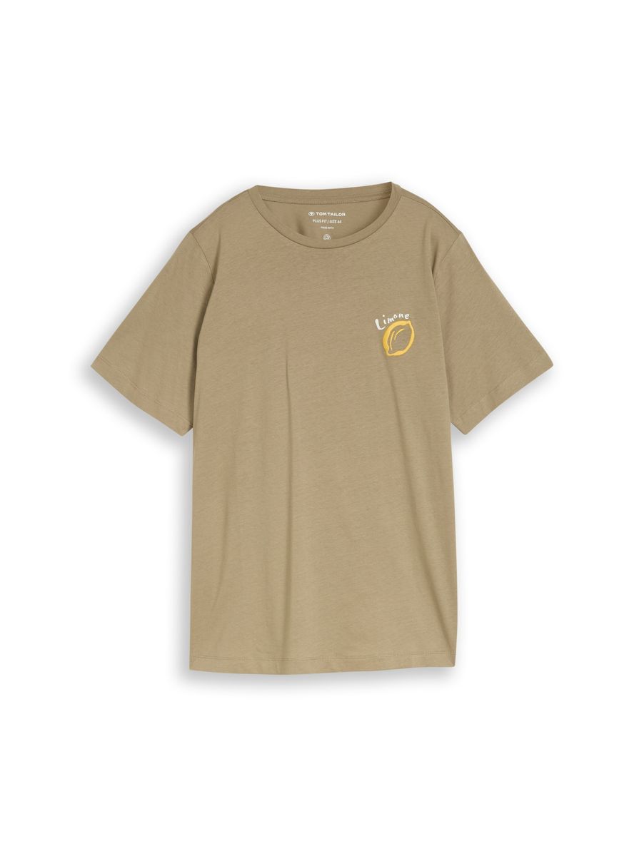Baumwoll-T-Shirt mit Zitronen-Print