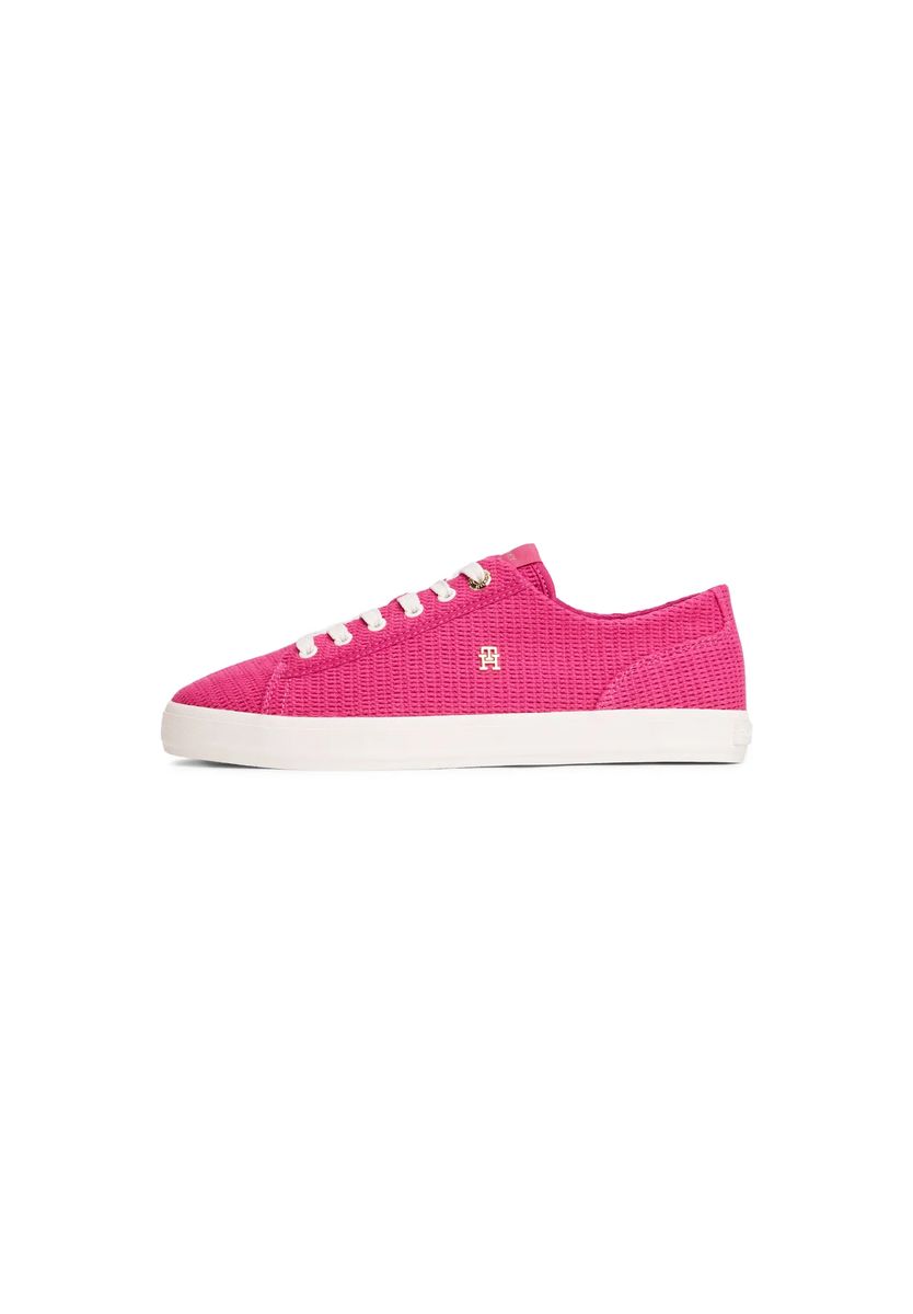 Strukturierte Low-Top Schnürsneaker