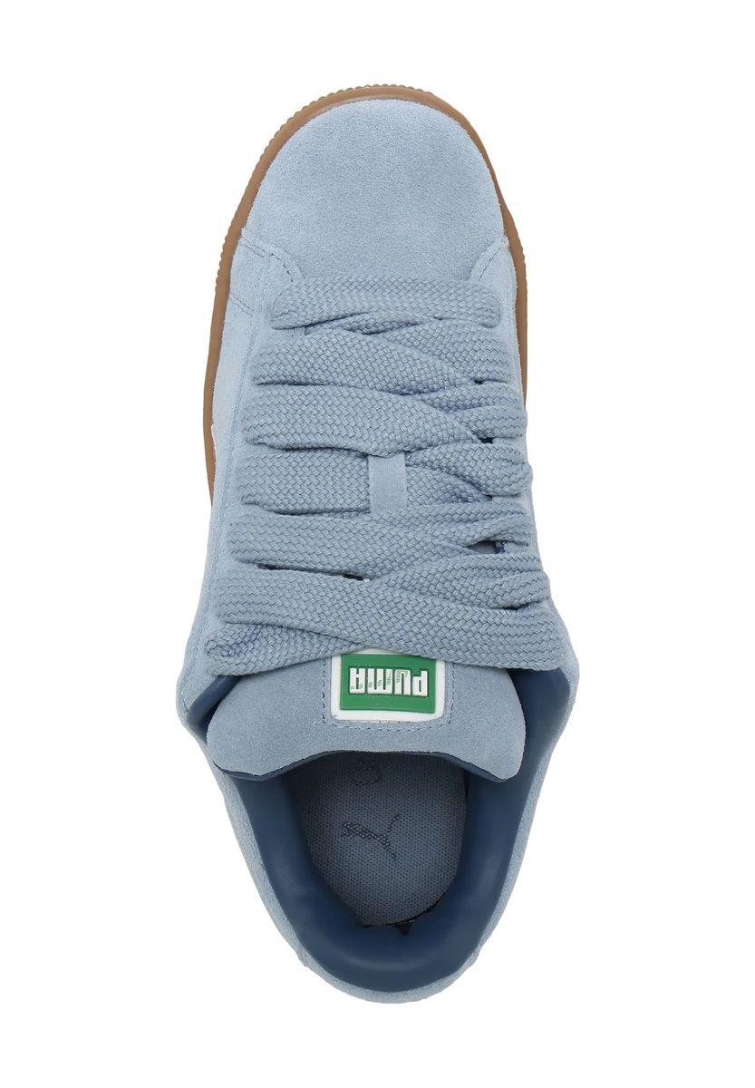 Chunky Suede Sneaker mit Gummisohle