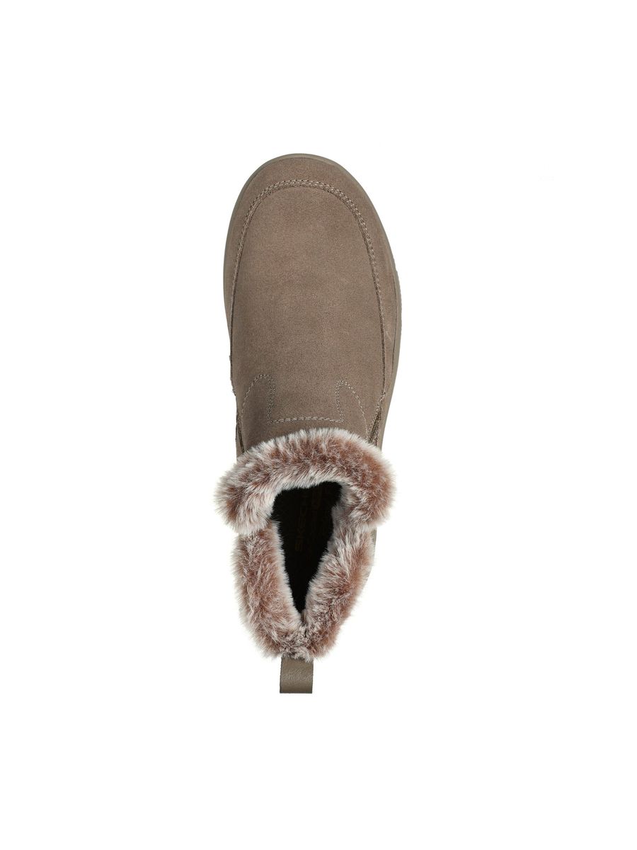Gefütterte Ankle Boots mit Kunstpelz