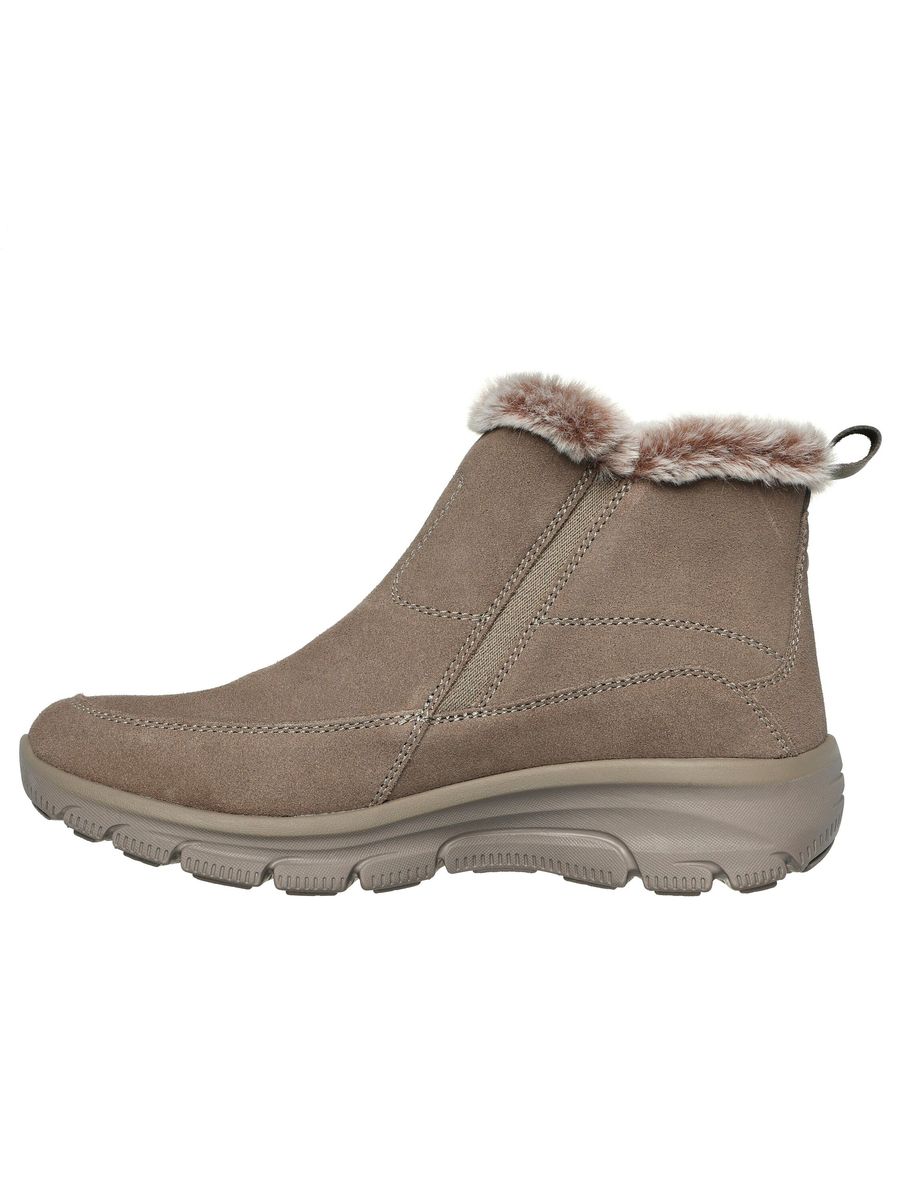 Gefütterte Ankle Boots mit Kunstpelz