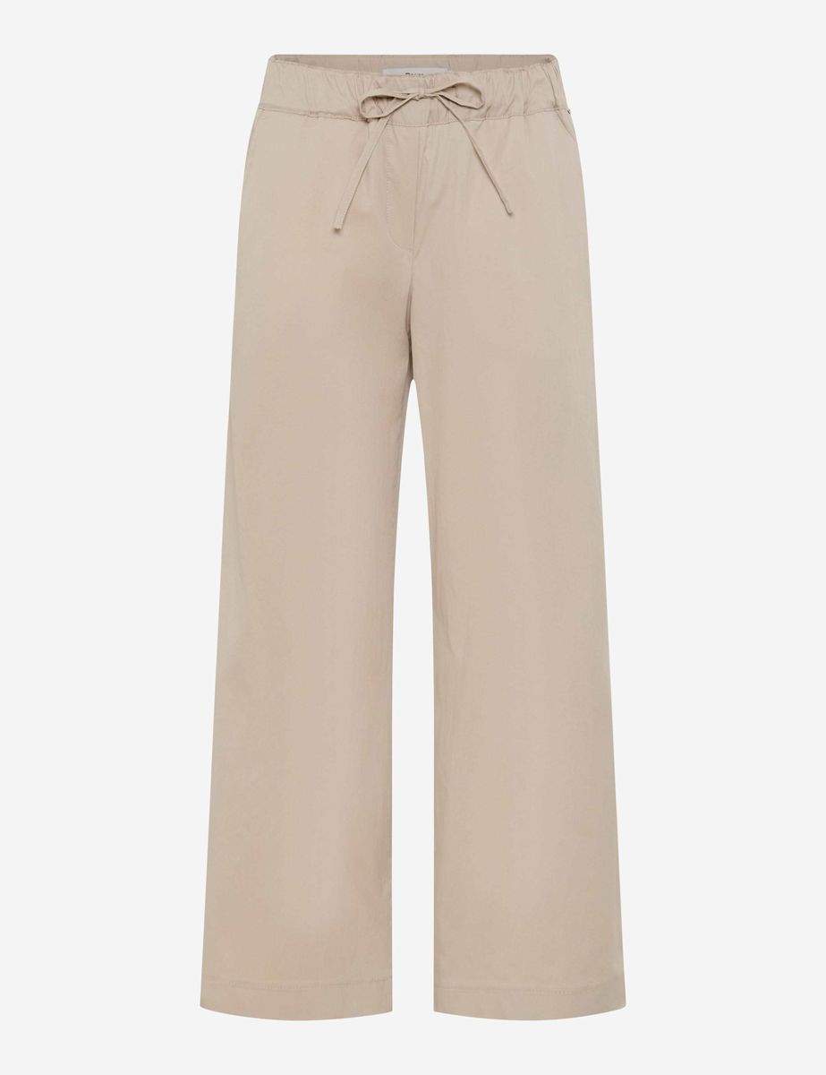 Leichte Schlupfhose mit weitem Bein