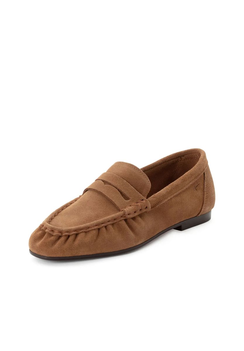Klassische Wildleder Mokassin-Loafer